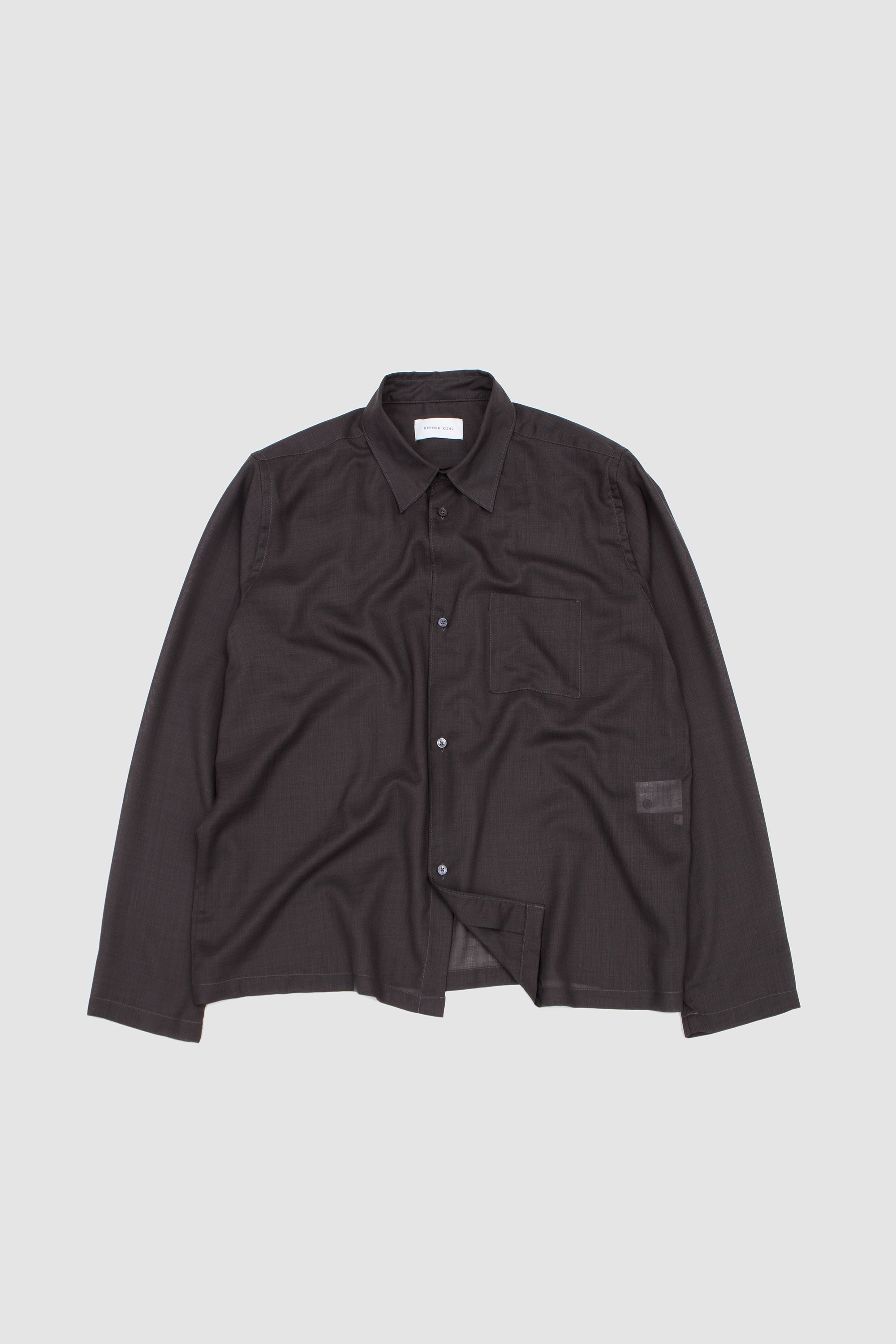 Cordial Shirt Merino Peat_1