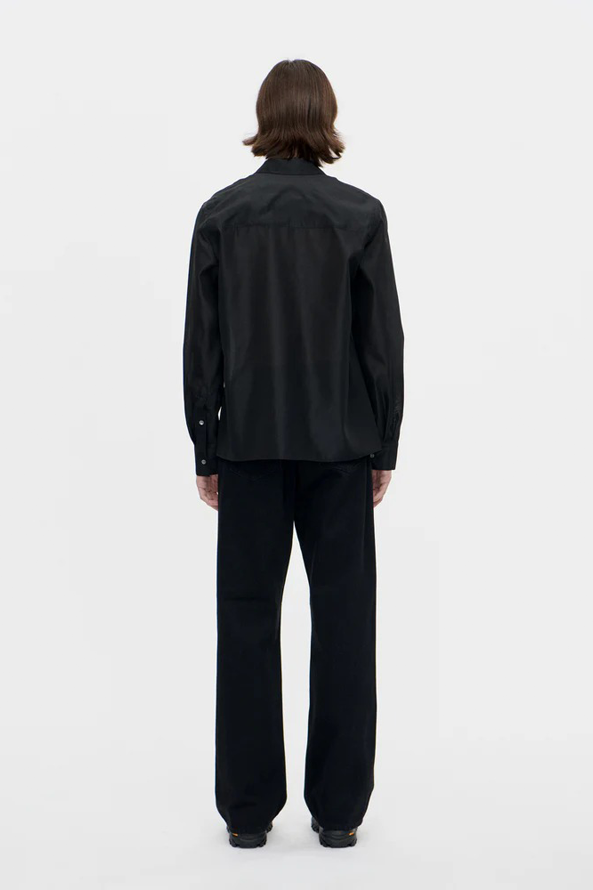 Dinner Shirt Open Charcoal