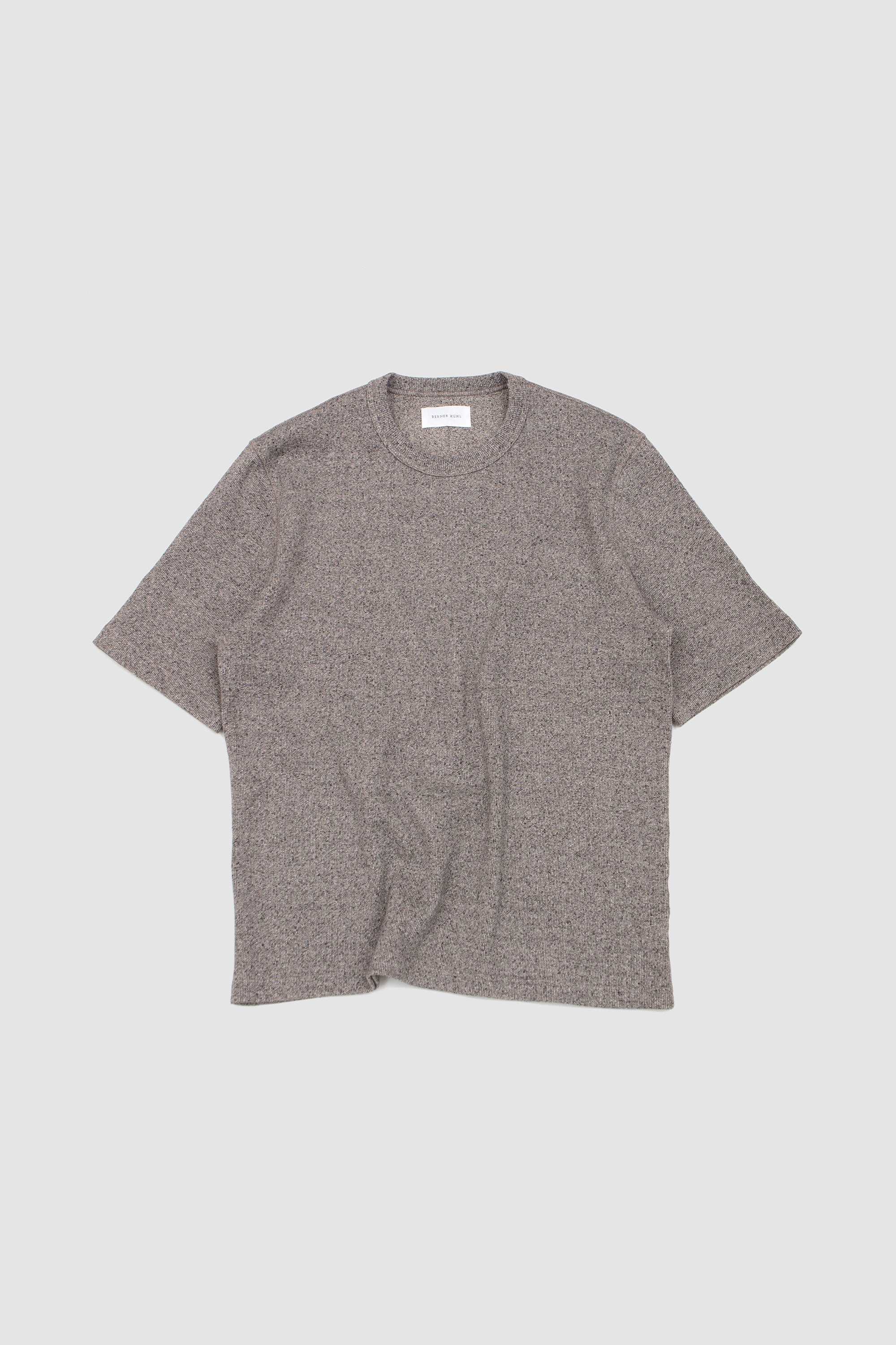 Gym Tee Cotton Rib Grey