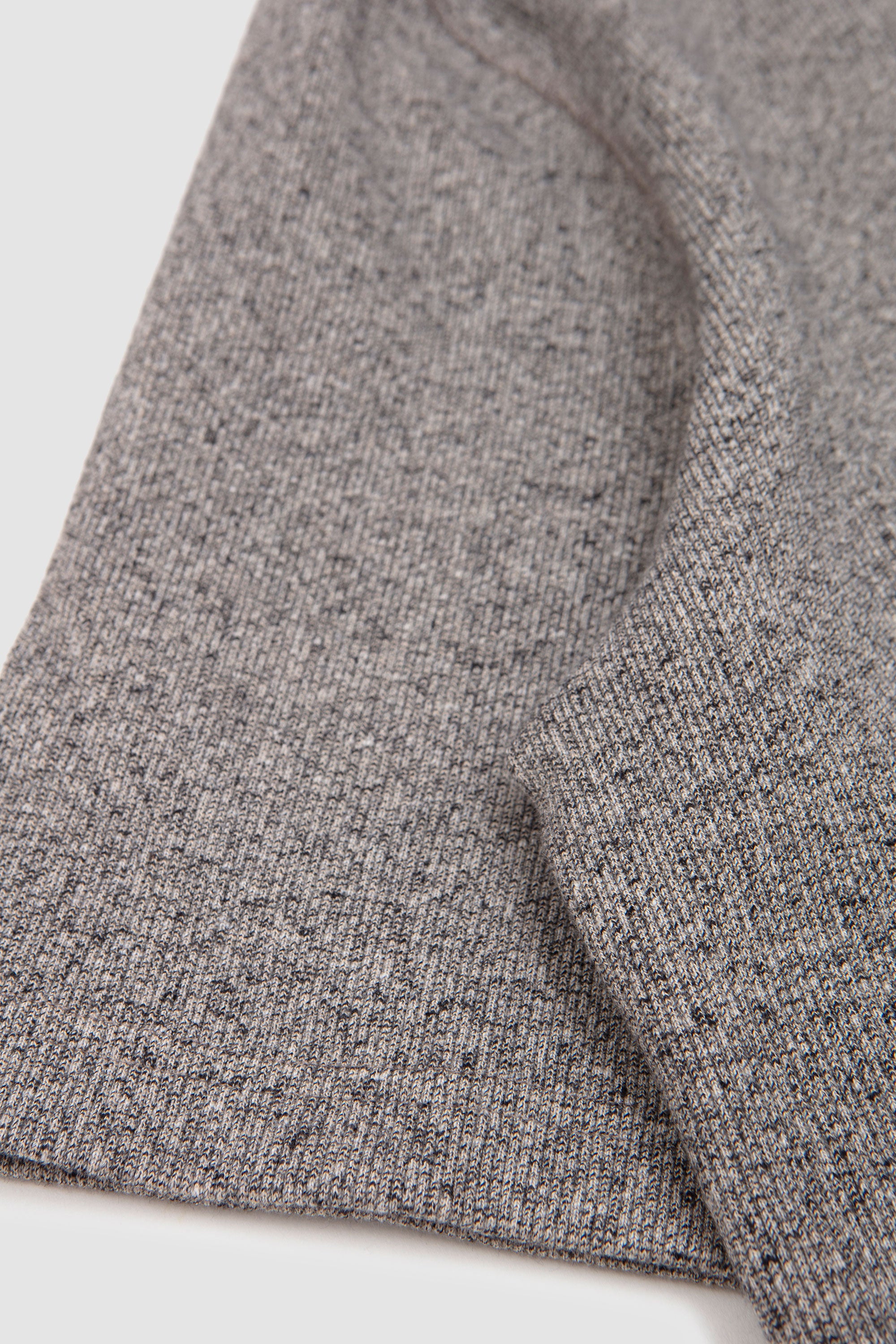 Gym Tee Cotton Rib Grey