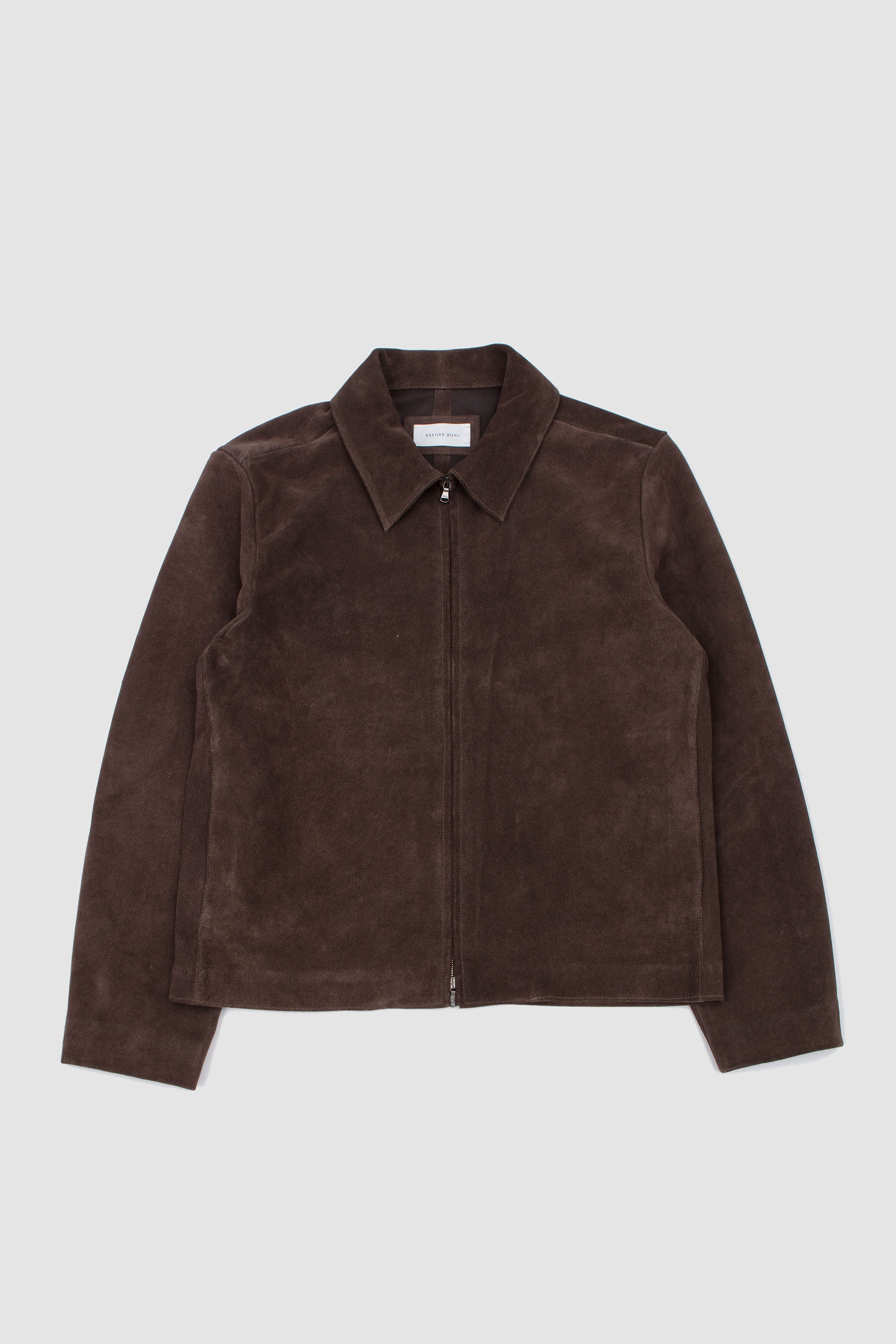 Officer Zip Jacket Suede Rock_1