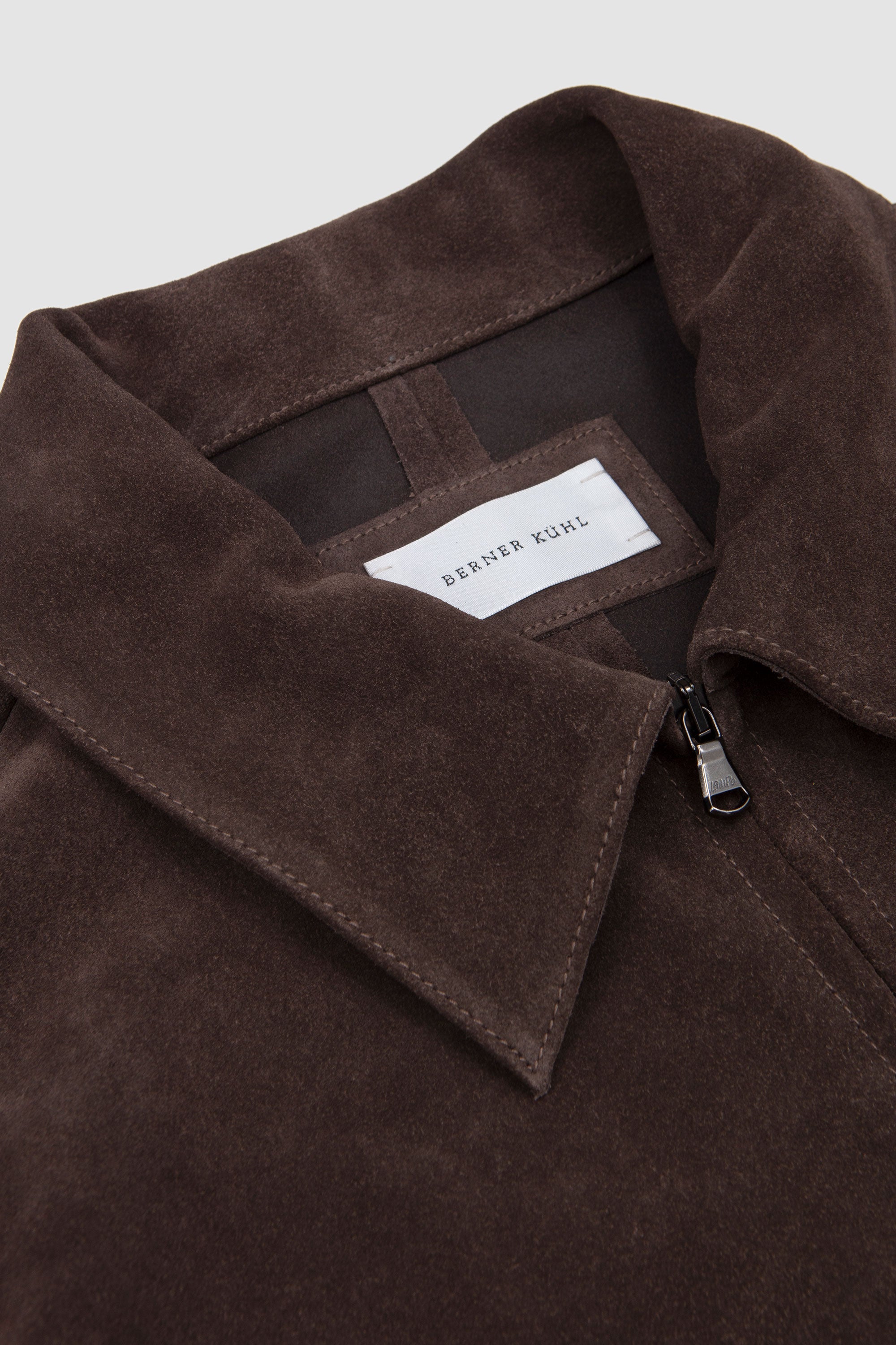 Officer Zip Jacket Suede Rock