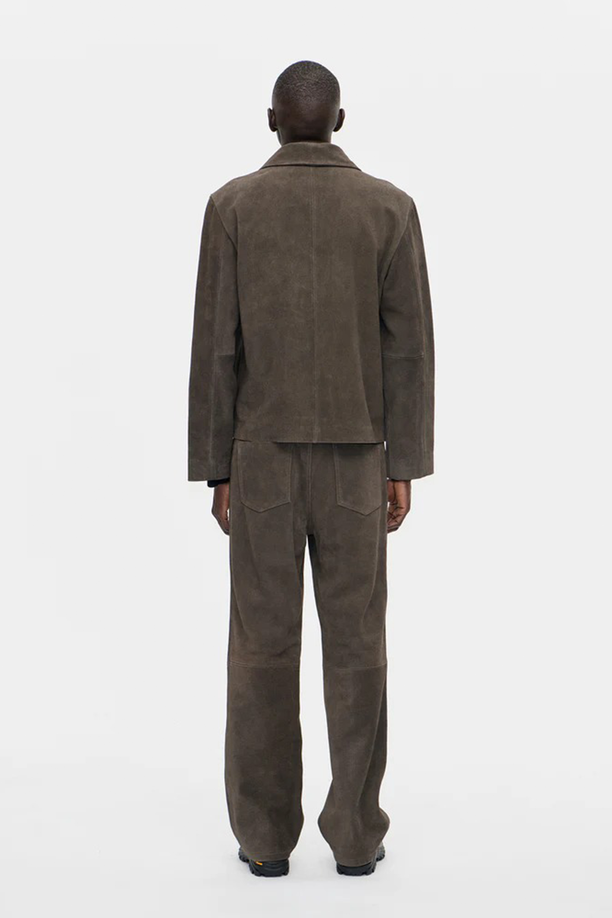 Officer Zip Jacket Suede Rock