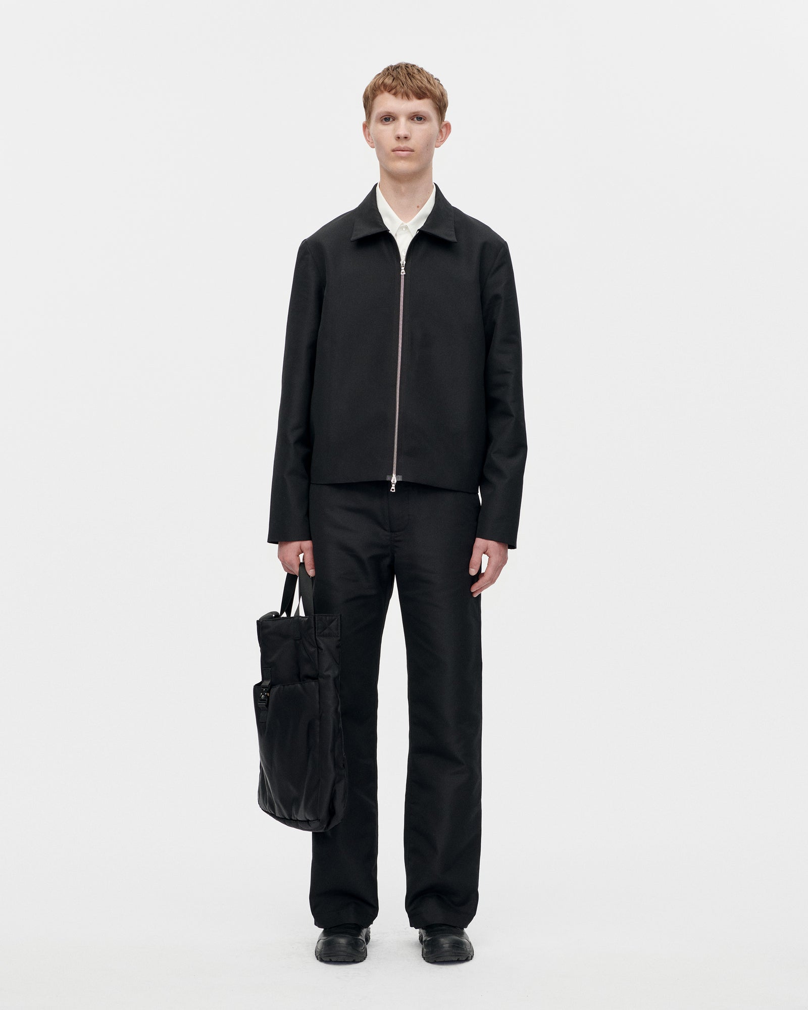 Officer Zip Jacket Techno Black