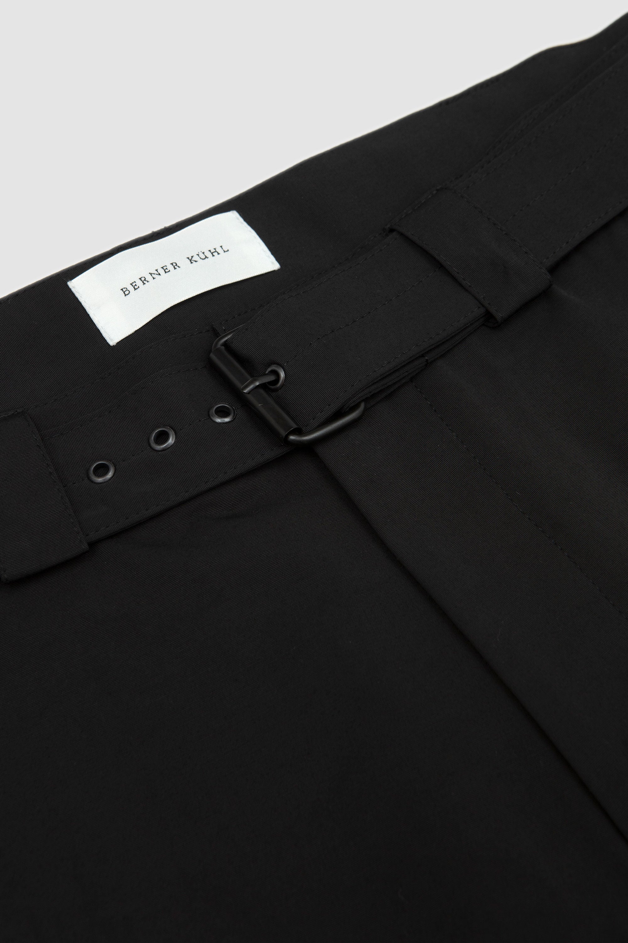 Ottoman Belt Trouser Black