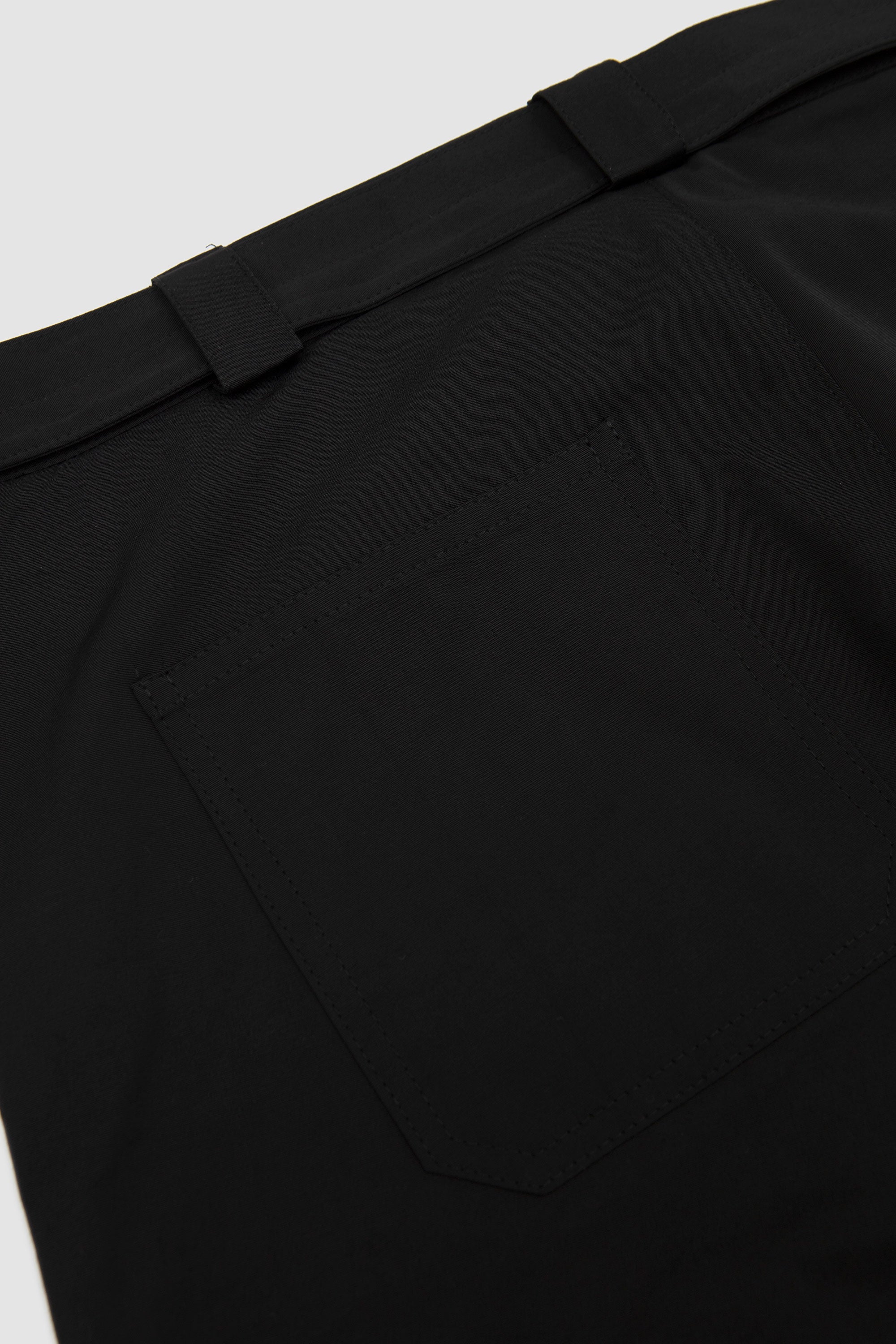 Ottoman Belt Trouser Black