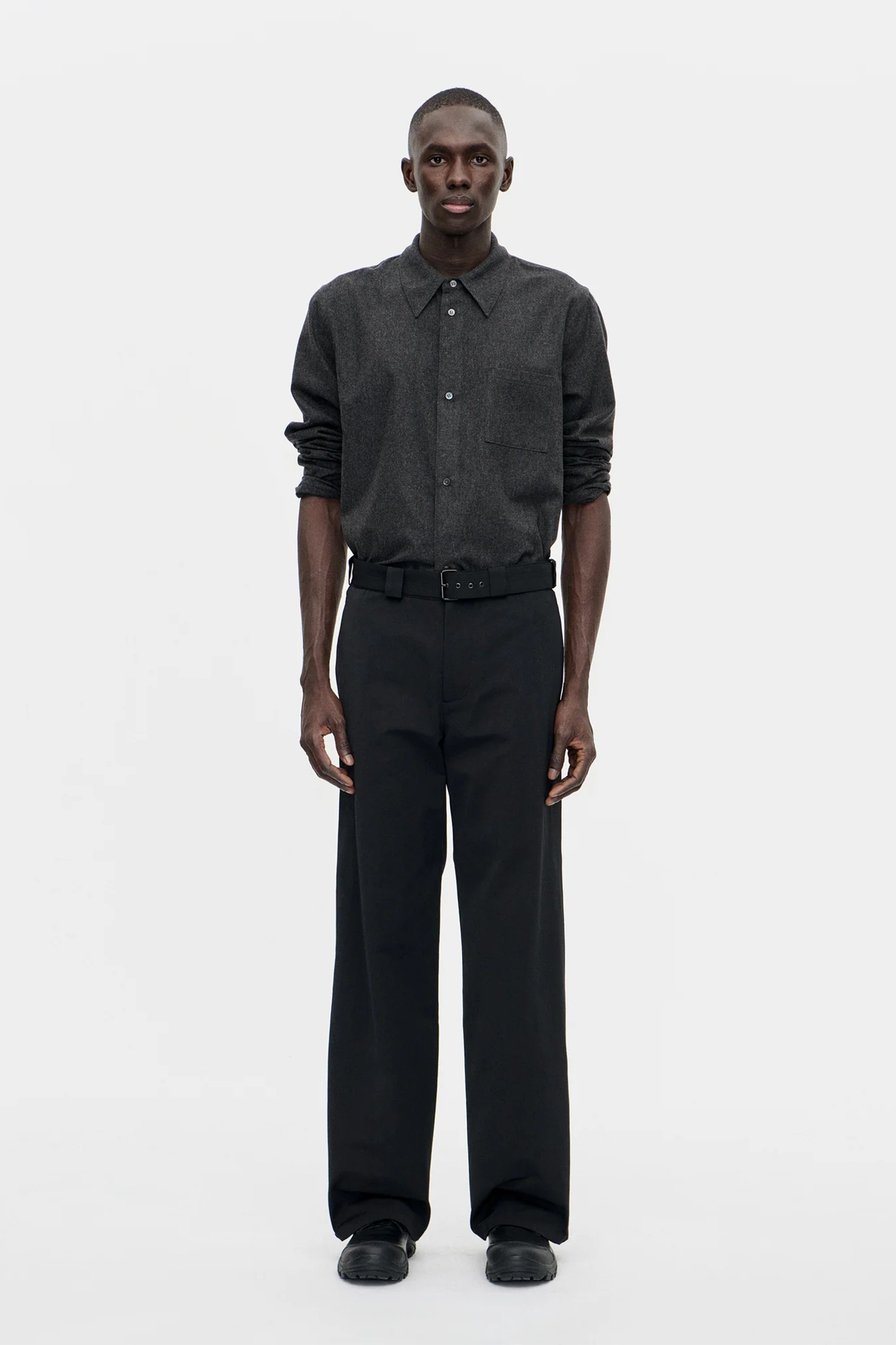 Ottoman Belt Trouser Black_1