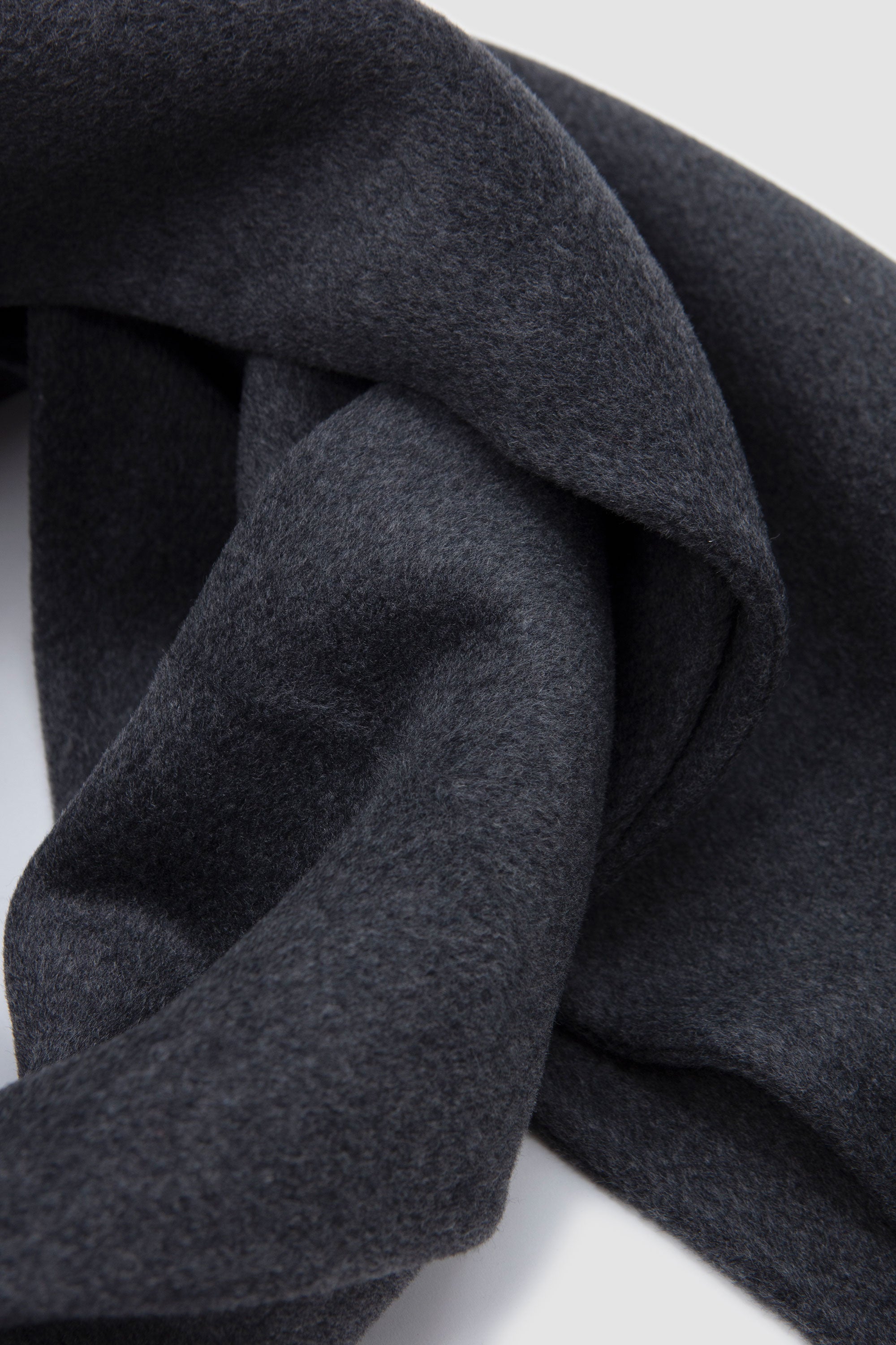 Plaid Scarf Woolcash Charcoal_4