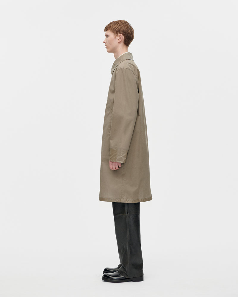 Raincoat Coated Dark Olive