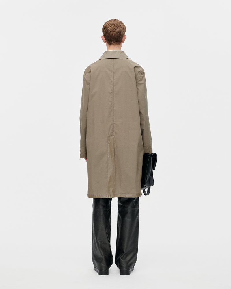 Raincoat Coated Dark Olive