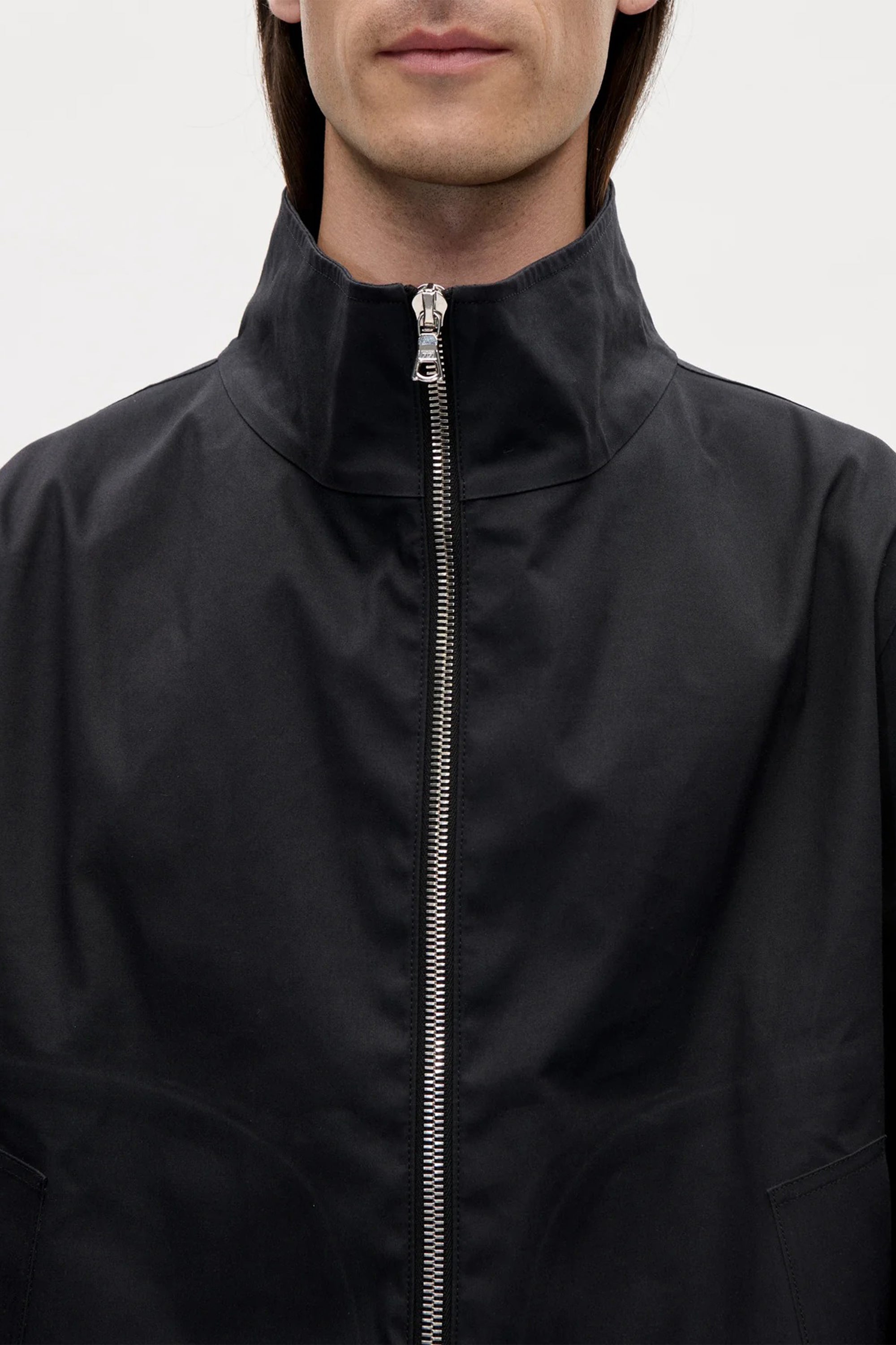 Rubber Zip Mock Hancock Black_4