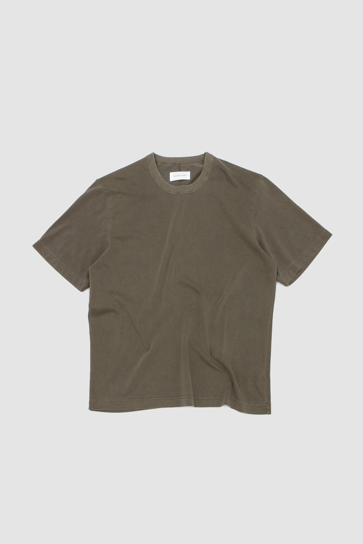 Seam Tee Organic Olive_1