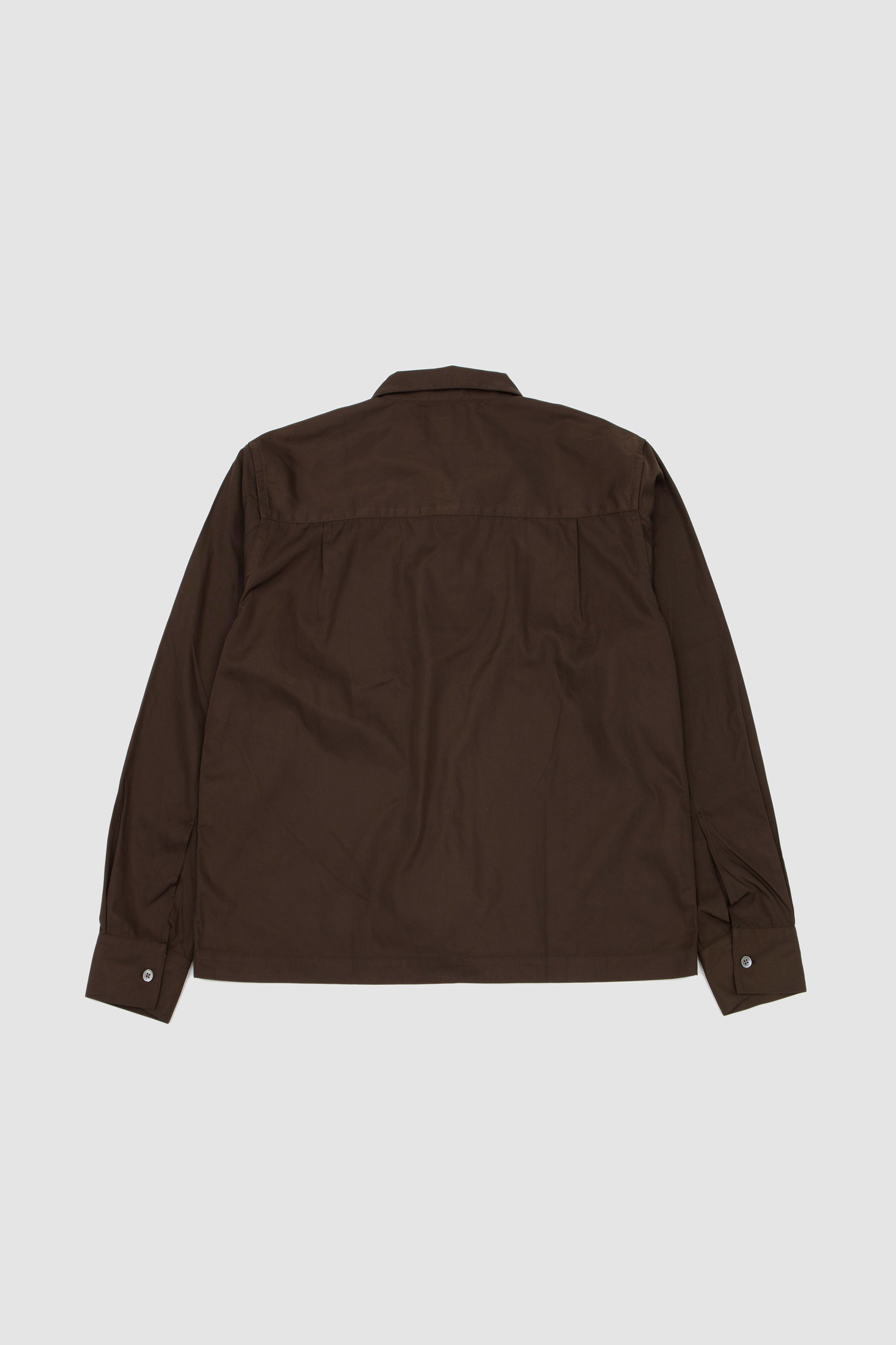 Shrunk Zip Shirt Memory Chocolate_7