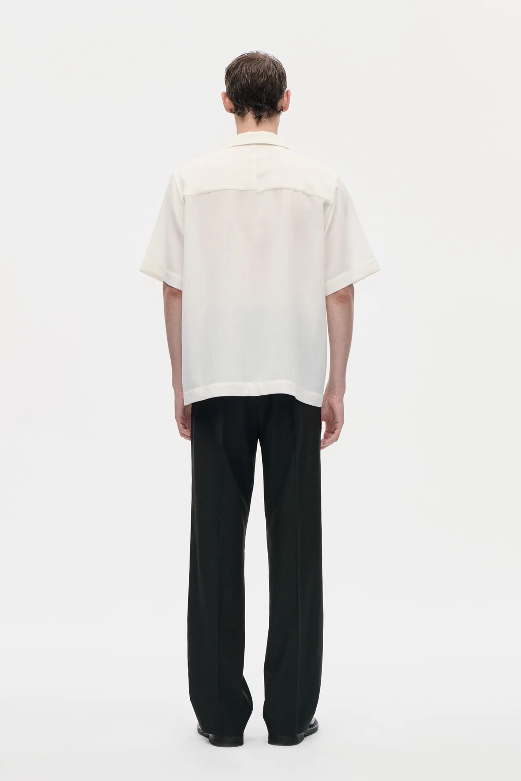 Wander Shirt Shimmer Wool Chalk