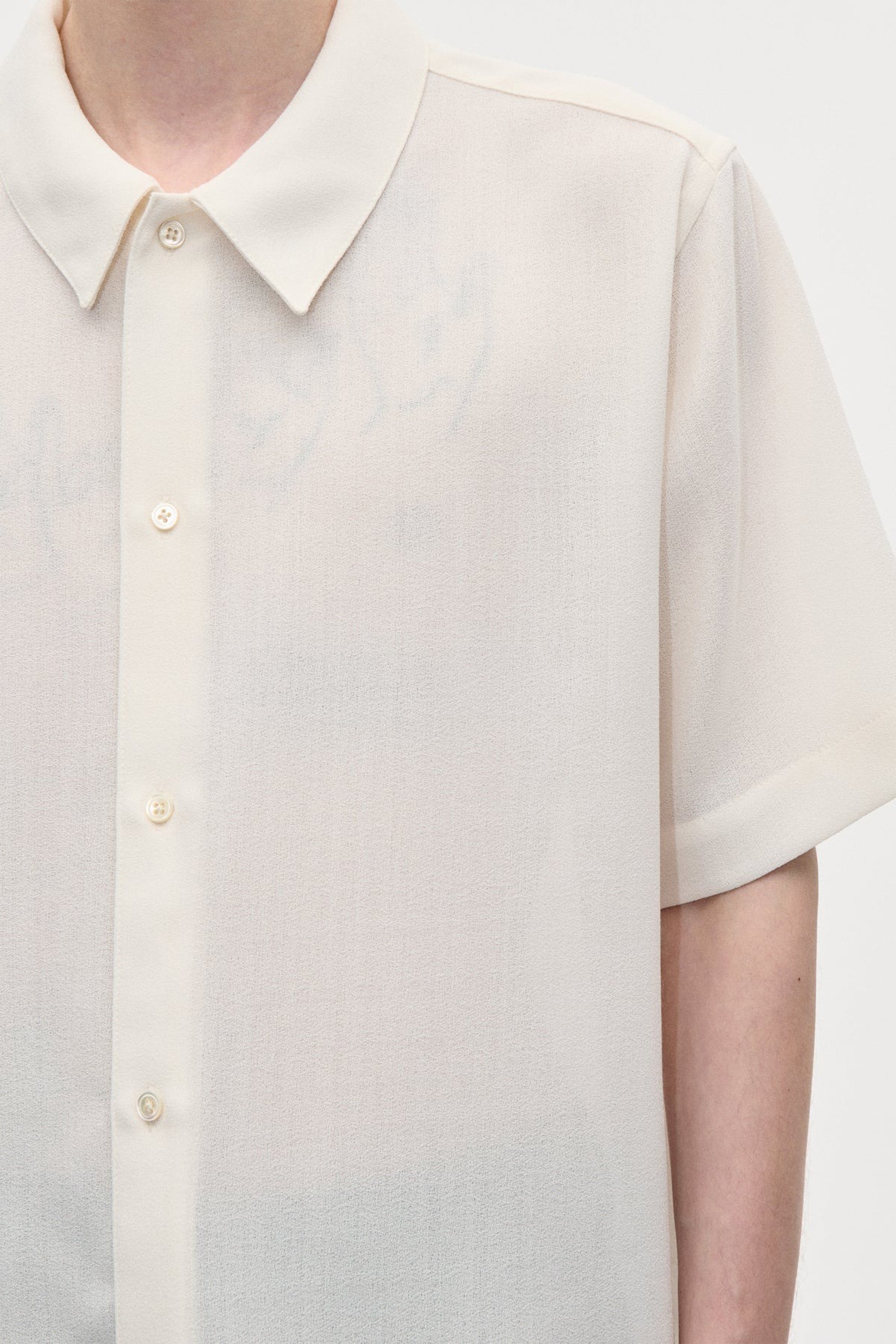 Wander Shirt Shimmer Wool Chalk_4