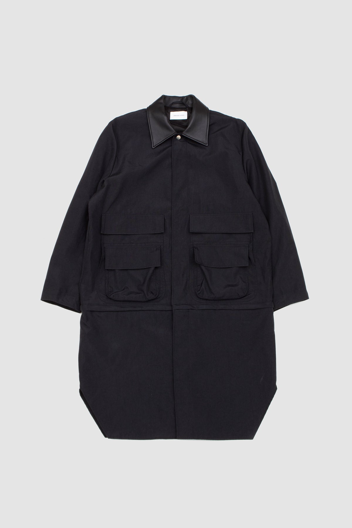Zip Coat Cylinder Black_1