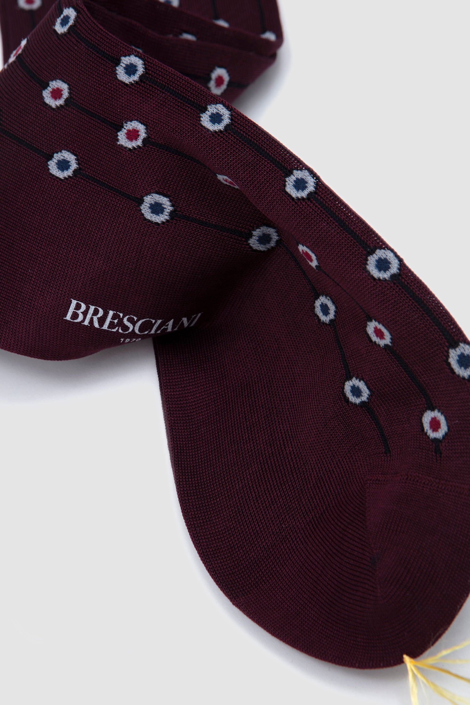 Cotton Socks Bianco/ Granata/ Bluette_4