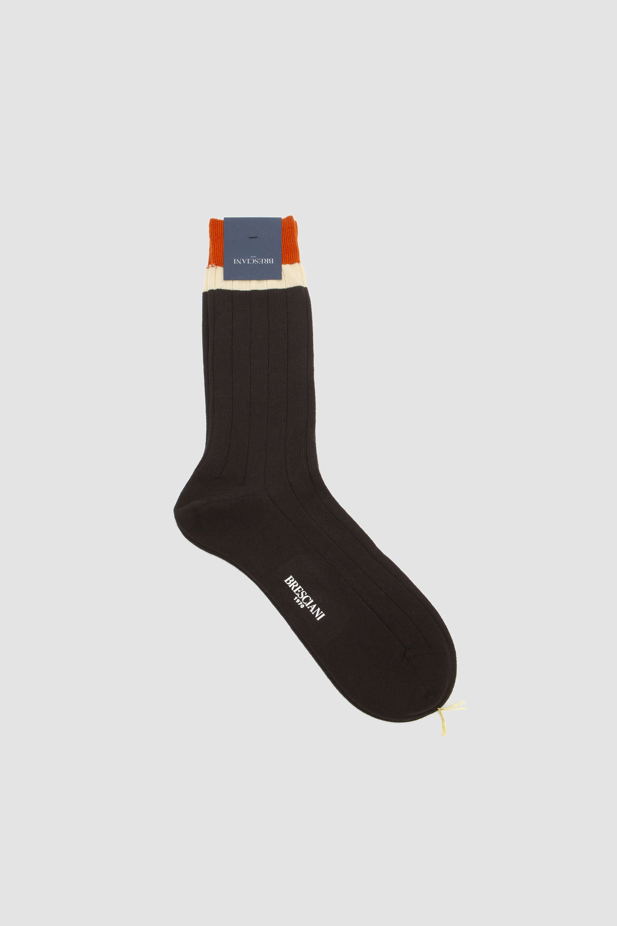 Wool Blend Short Socks Caffe/ Alba/ Paglierino