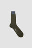 SPORTIVO STORE_Cotton Short Socks Militare/Giallo