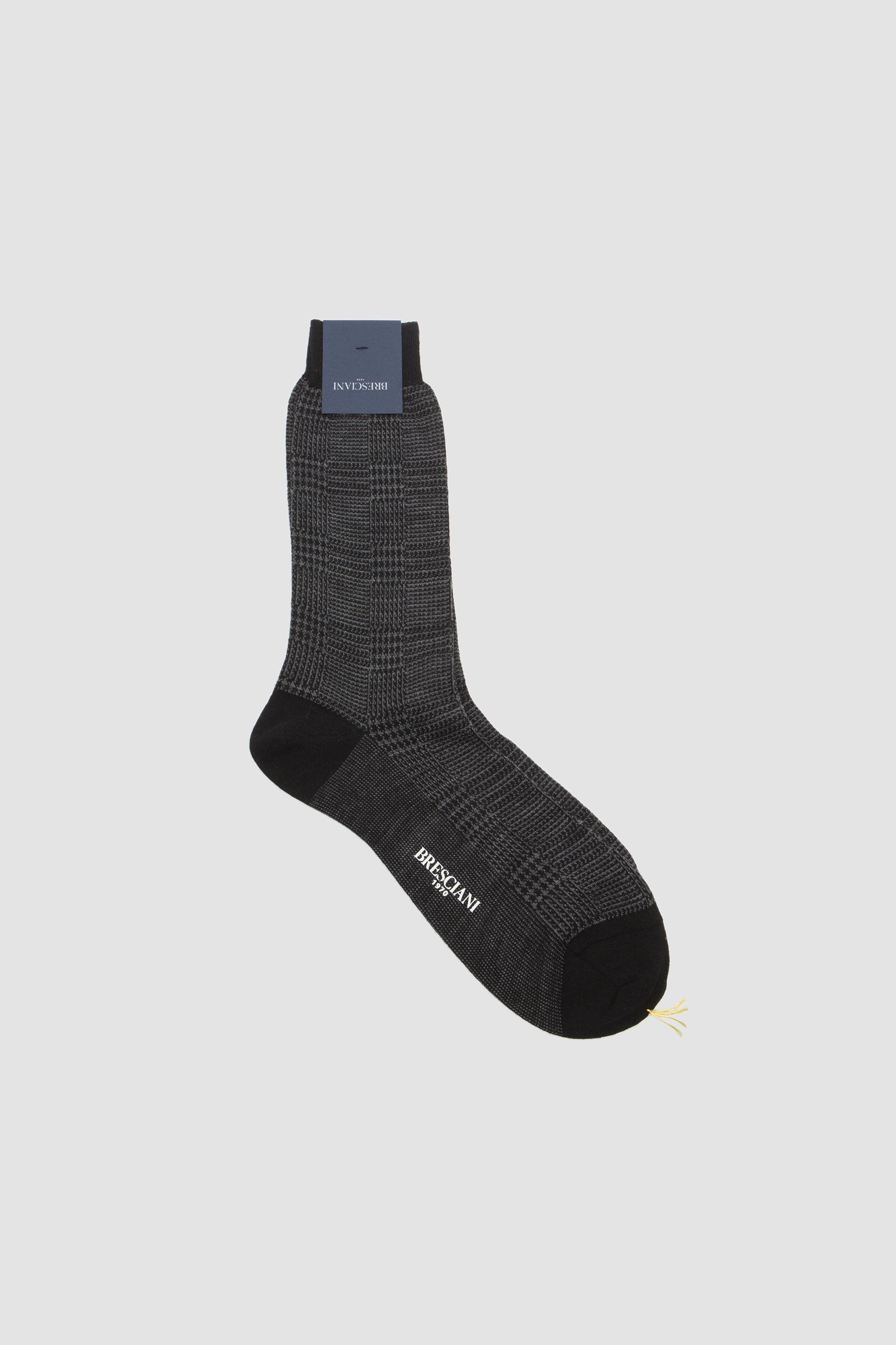 Wool Blend Short Socks Nero/Medio