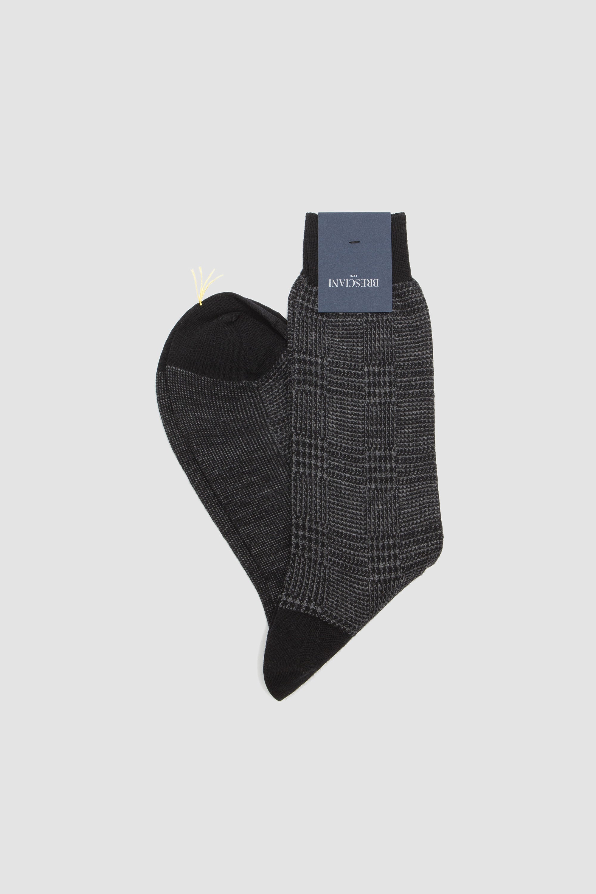 Wool Blend Short Socks Nero/Medio_2