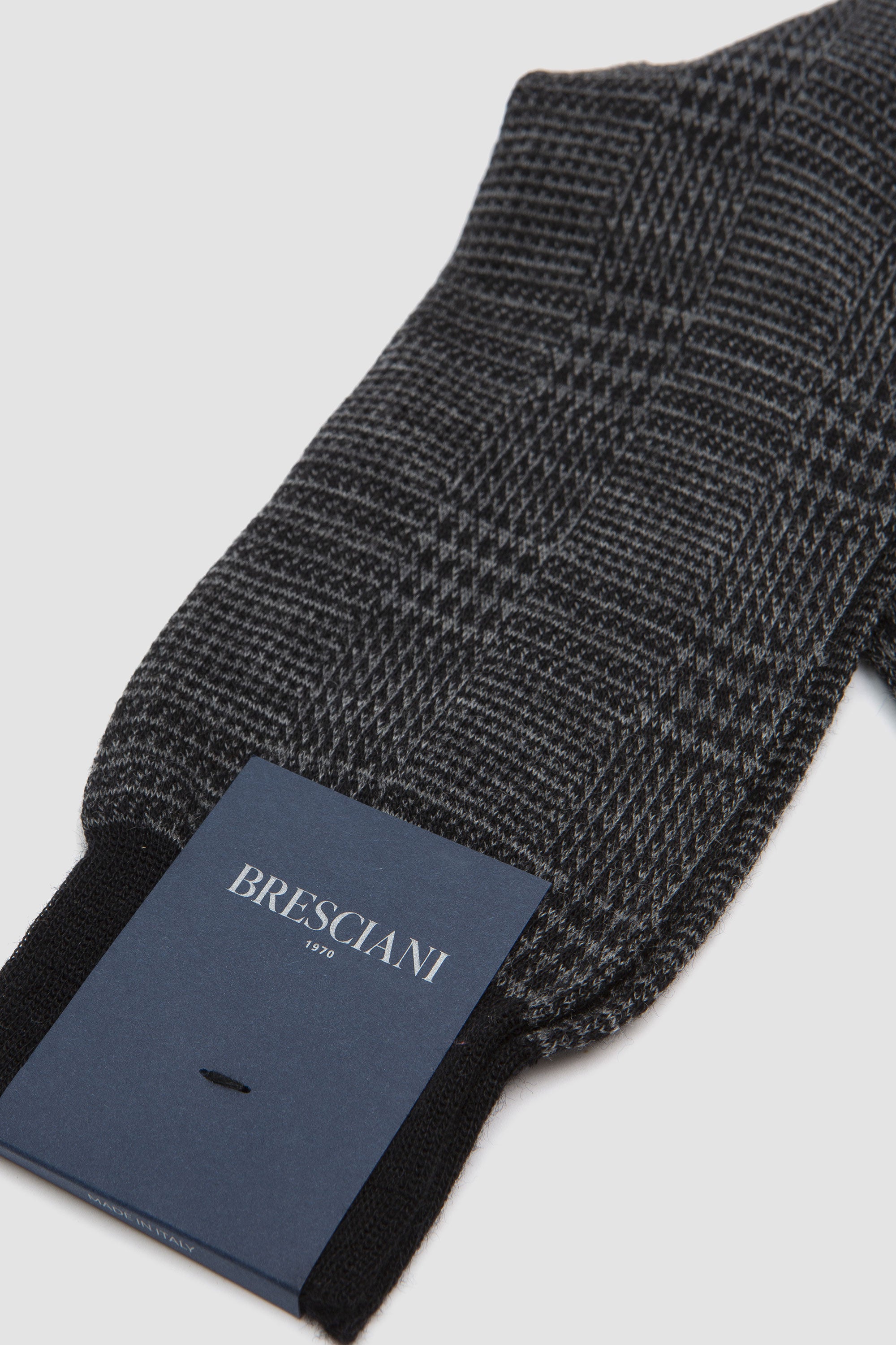 Wool Blend Short Socks Nero/Medio_3