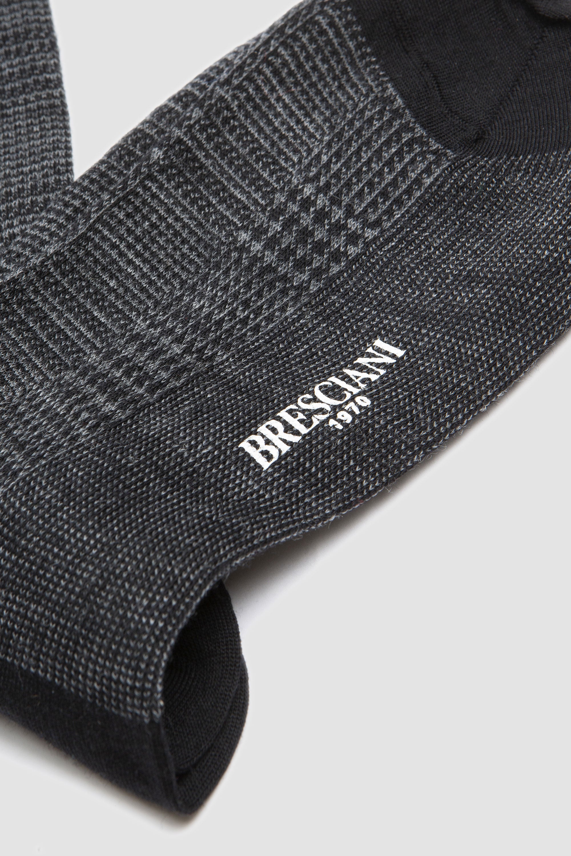 Wool Blend Short Socks Nero/Medio_4