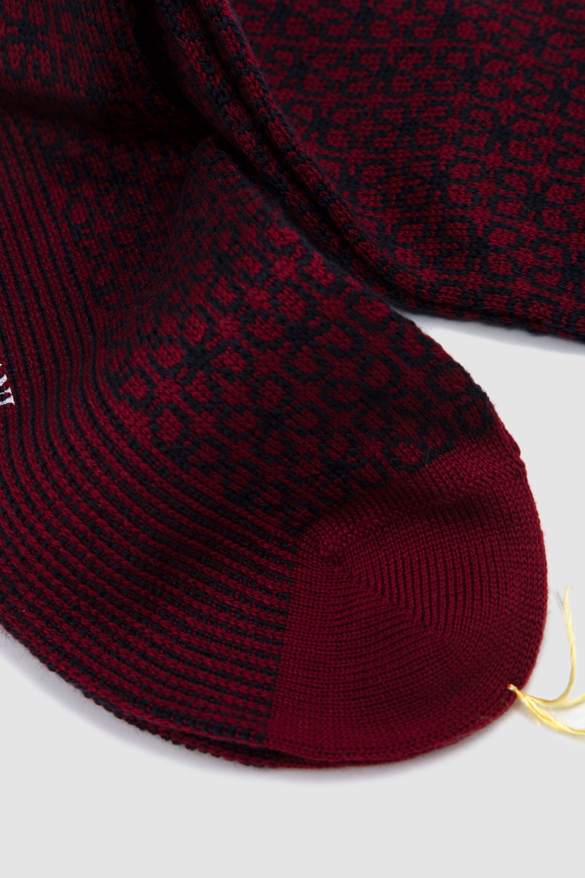 Wool Socks Nebbiolo/ Blu_4