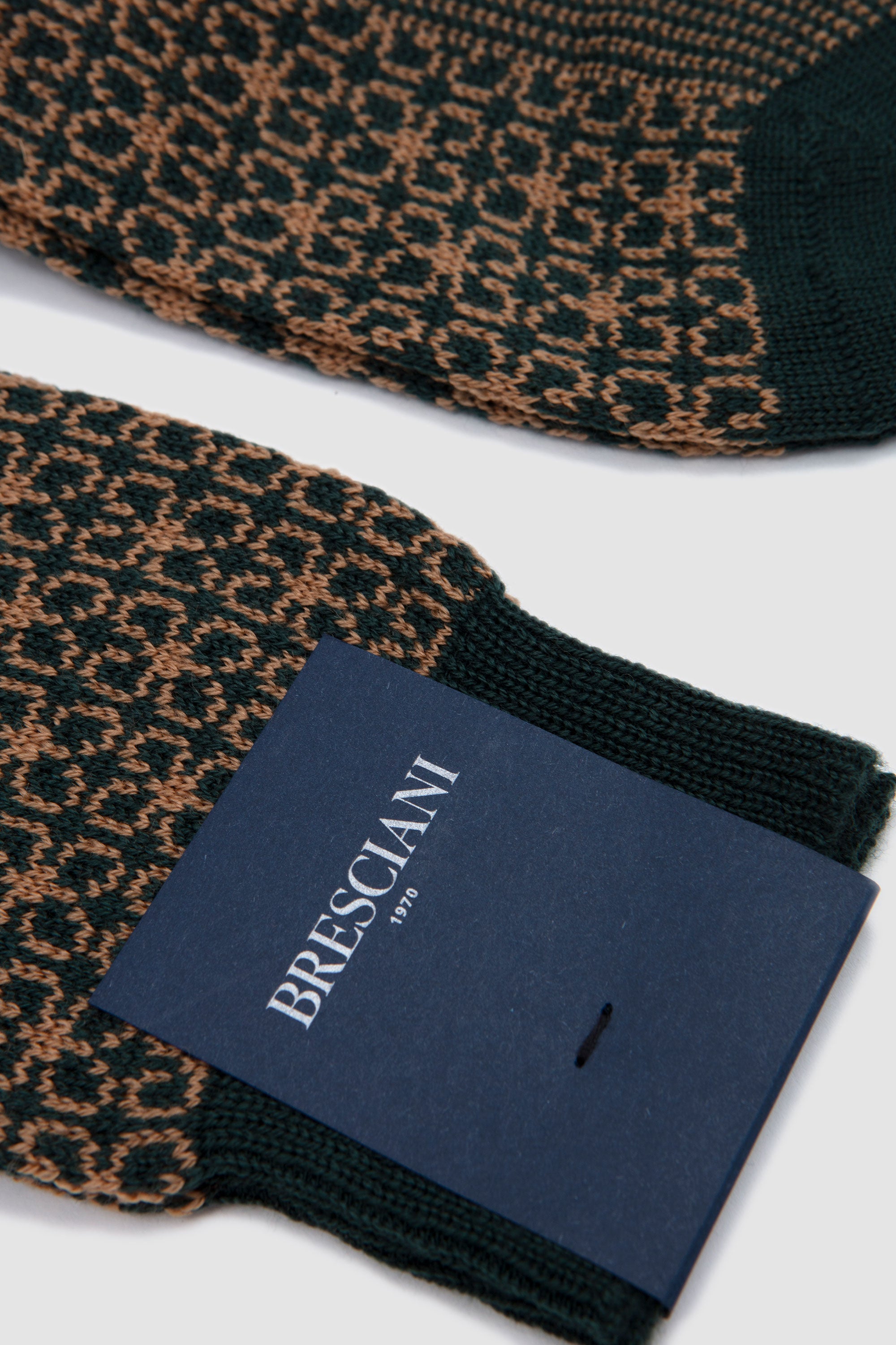 Wool Socks Verdone/ Camel