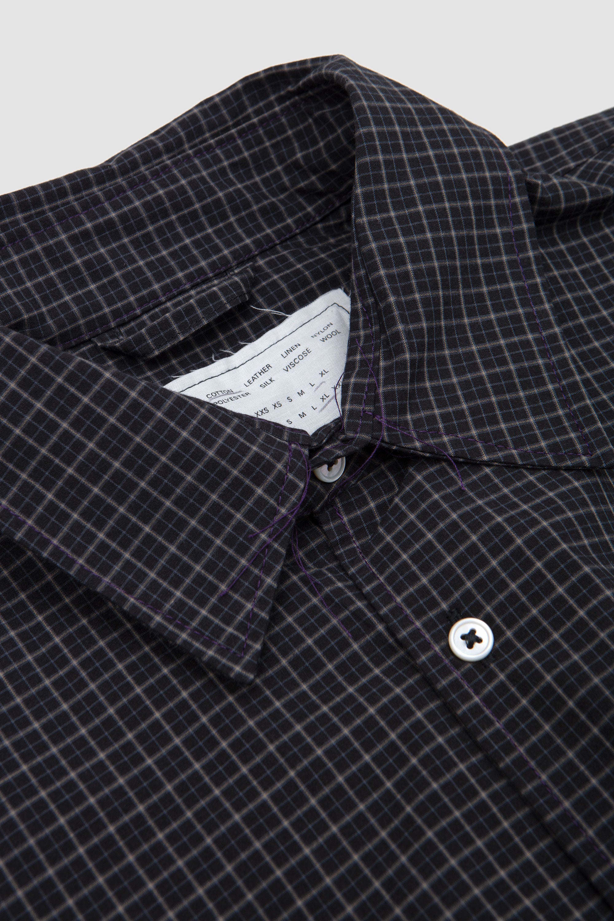 Big Shirt Black Check