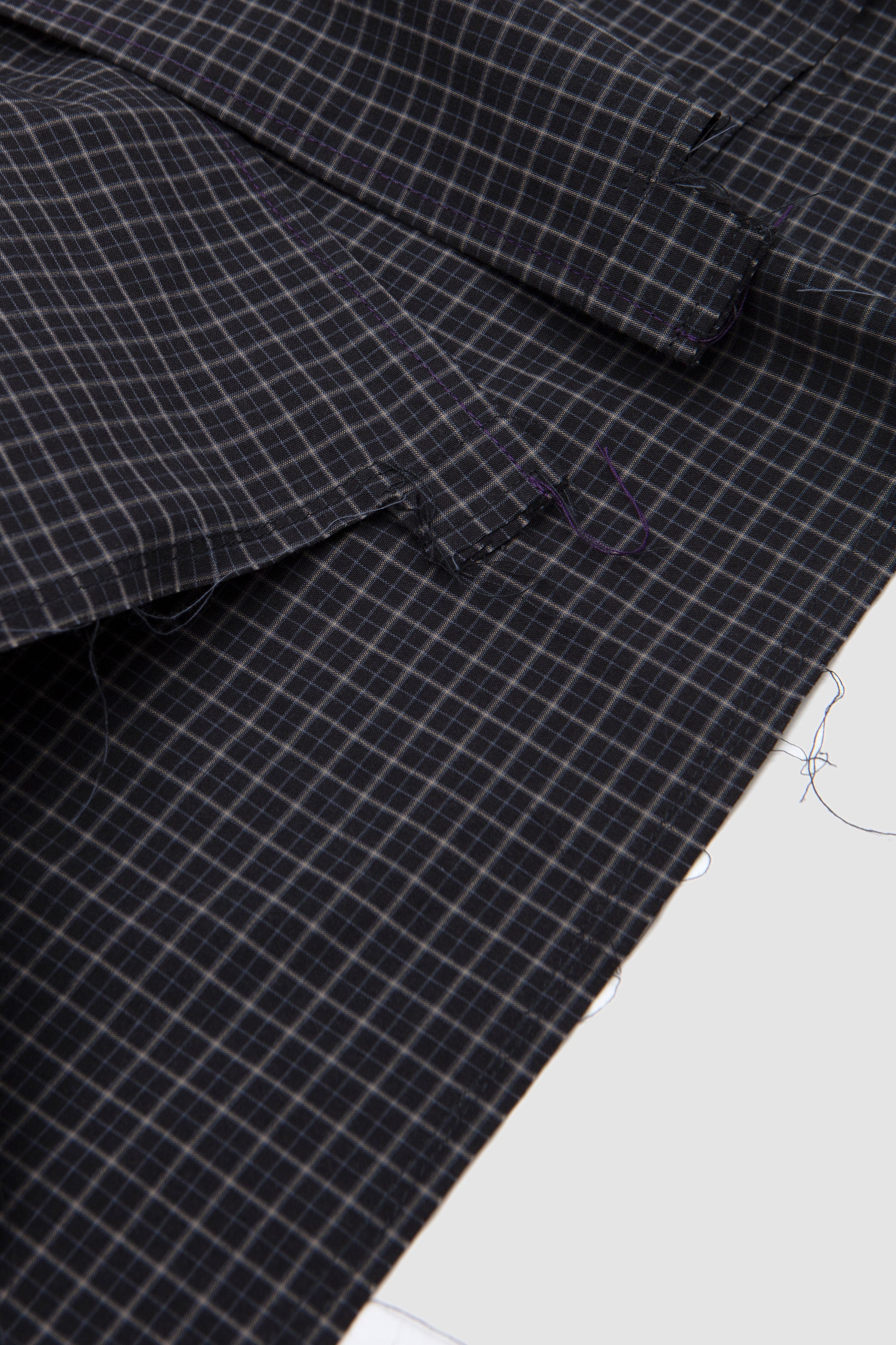 Big Shirt Black Check