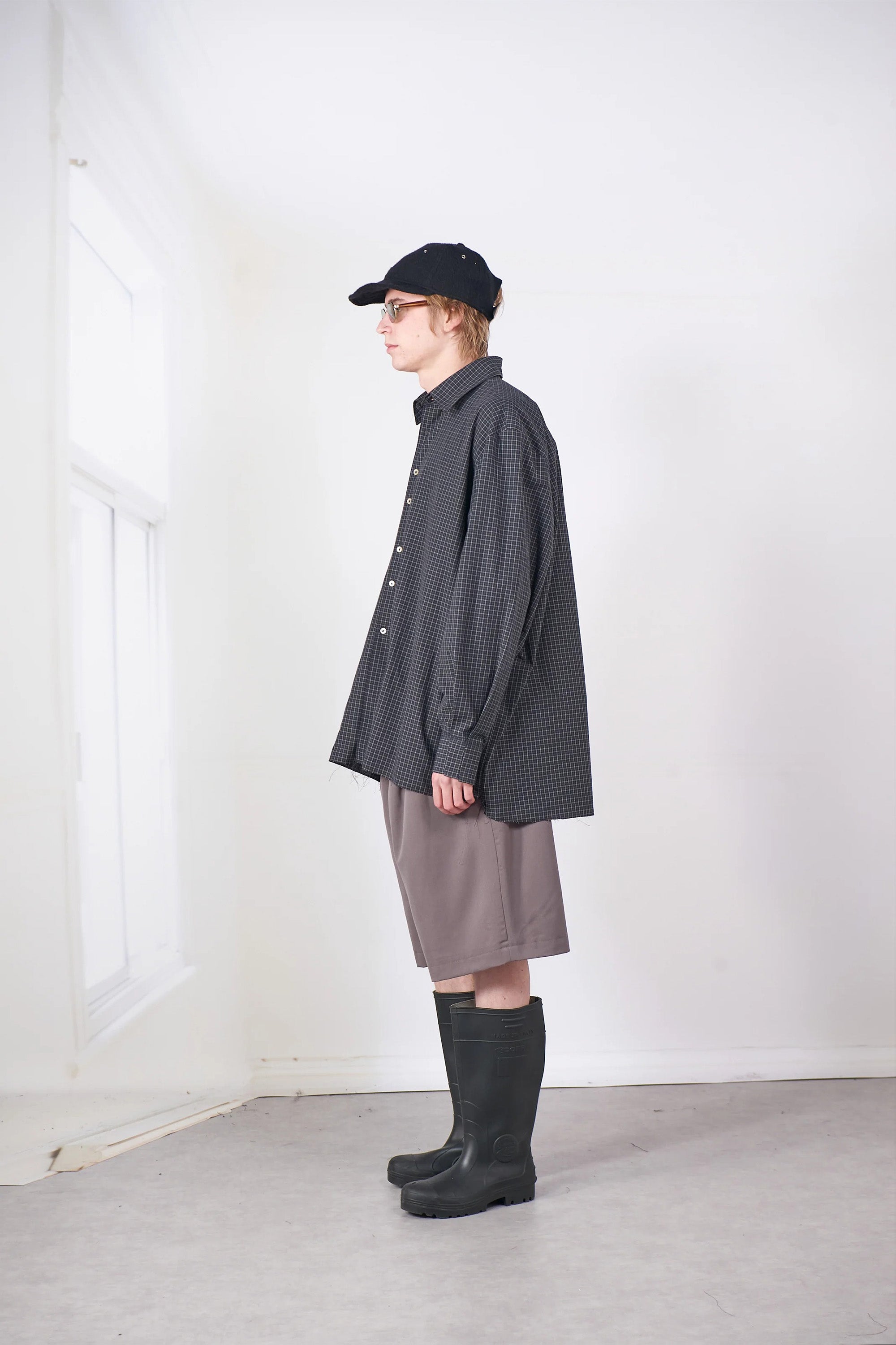 Big Shirt Black Check