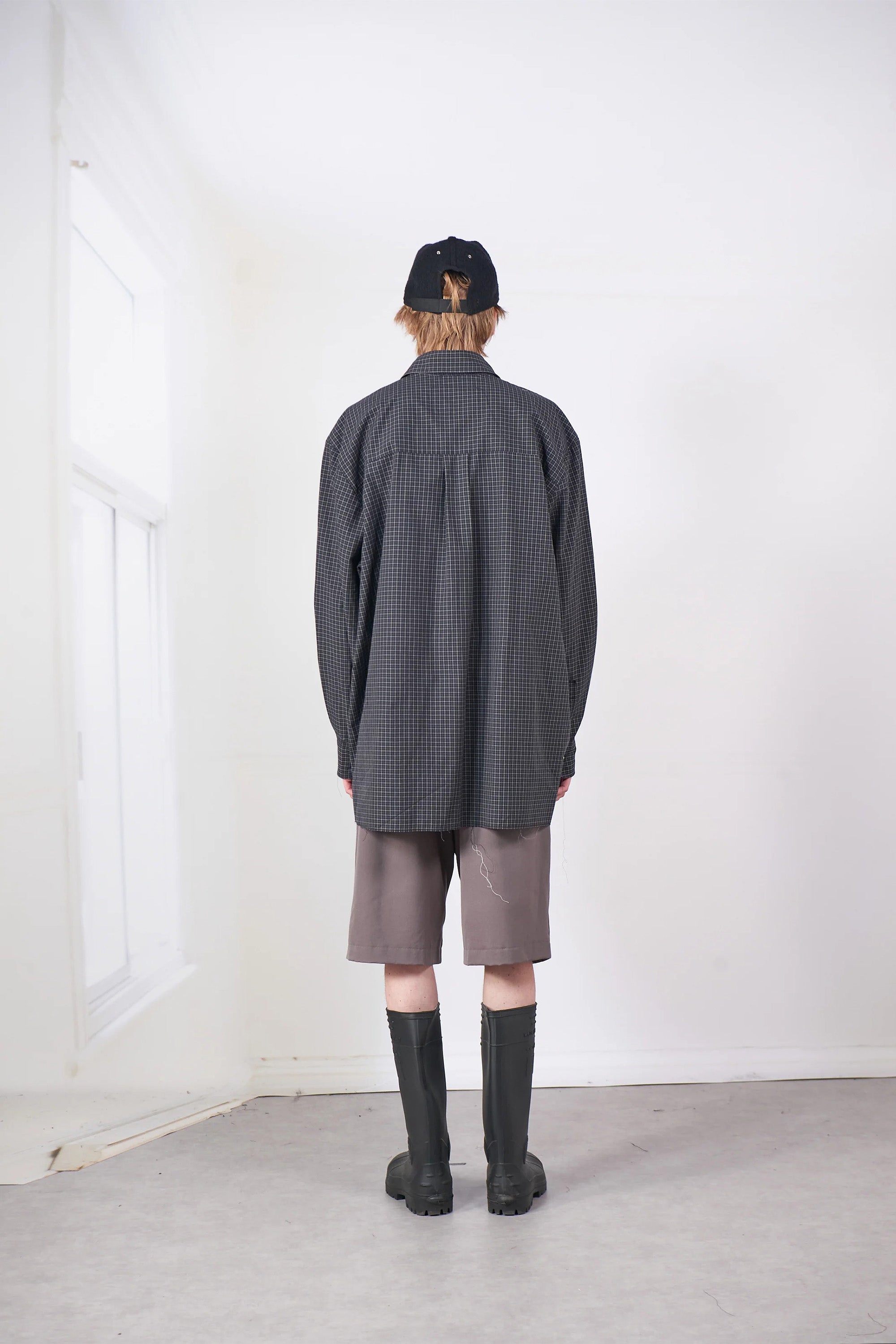 Big Shirt Black Check