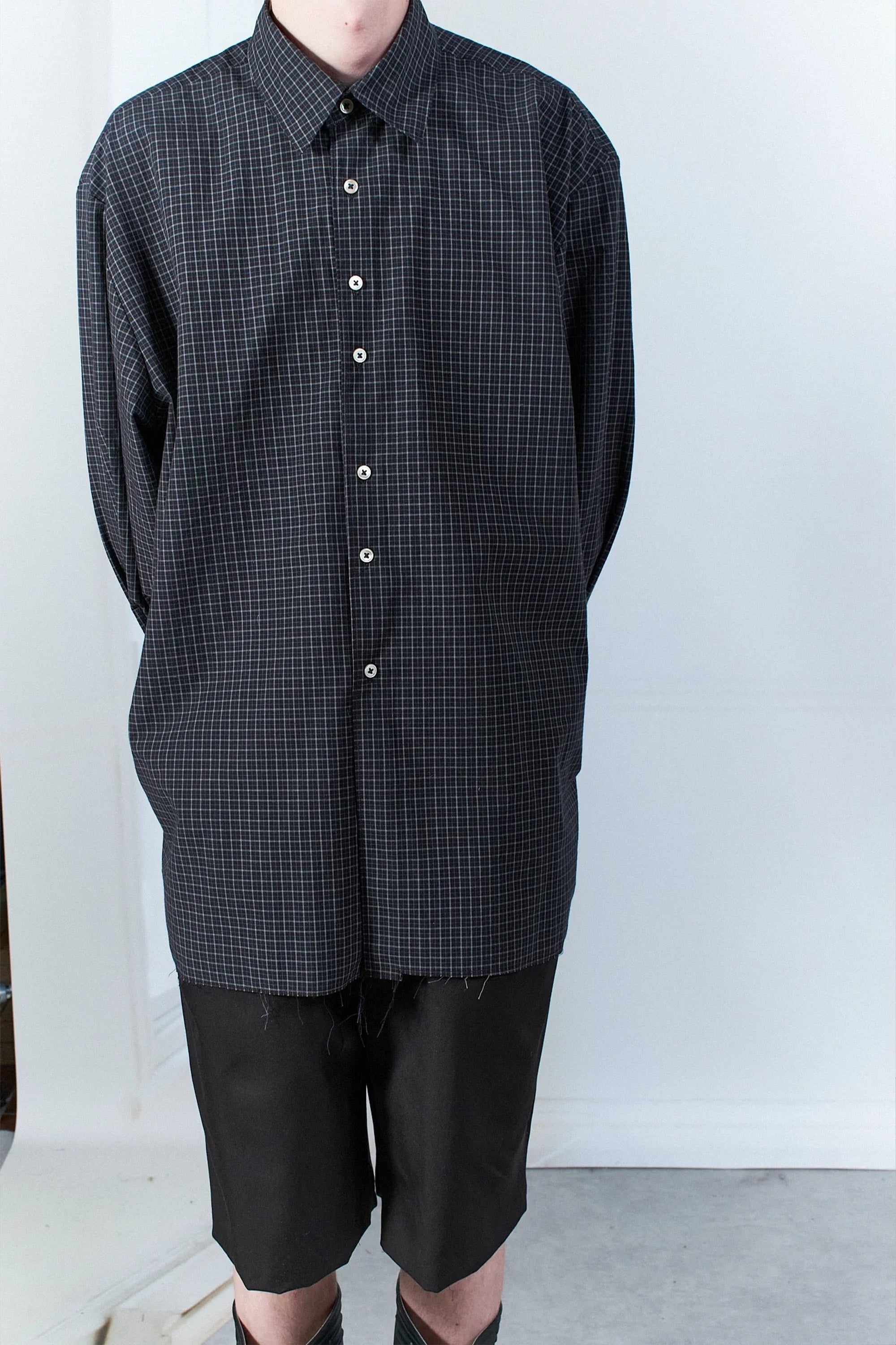 Big Shirt Black Check_4
