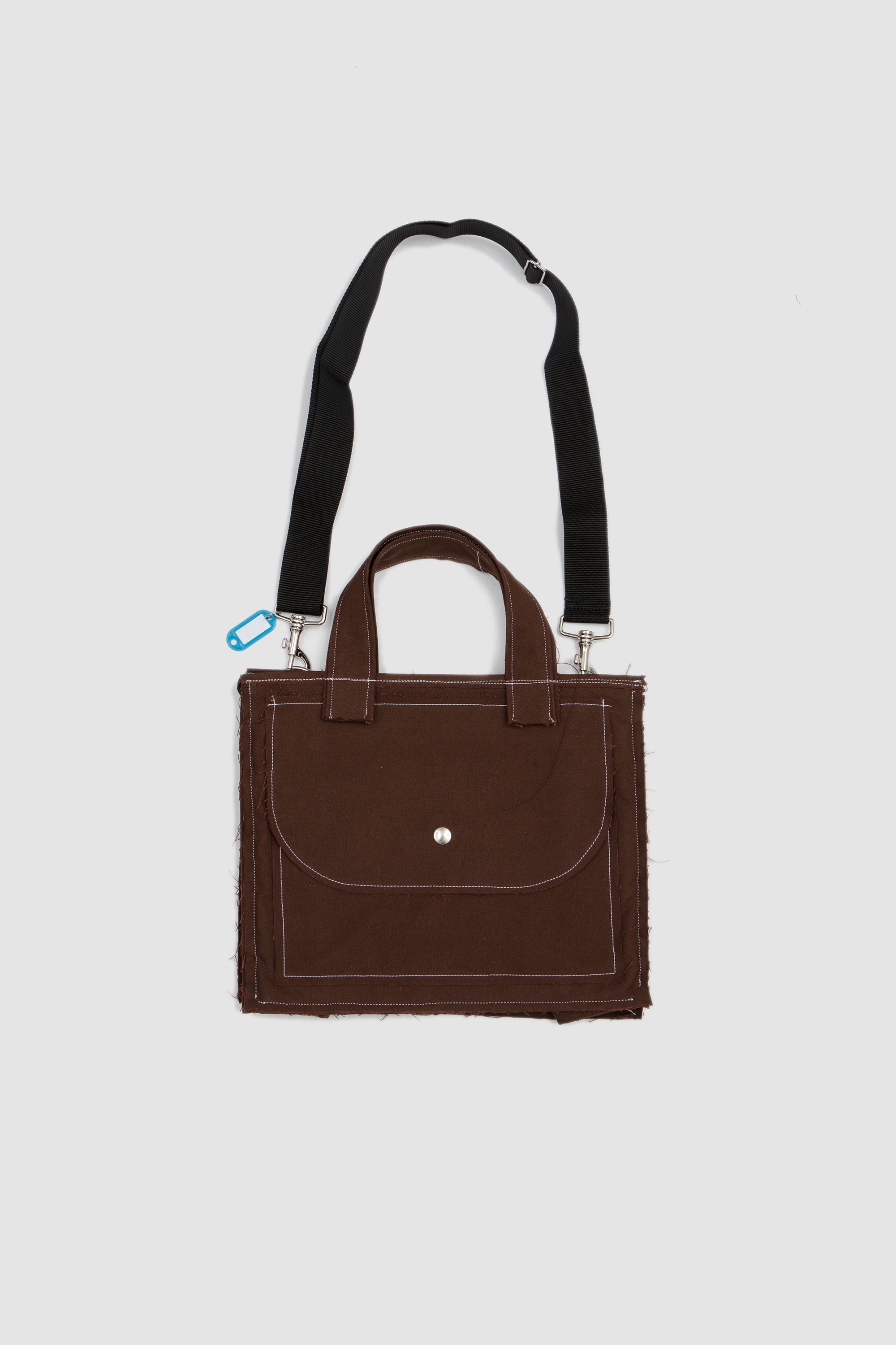 Envelope Shopper Canvas Brown