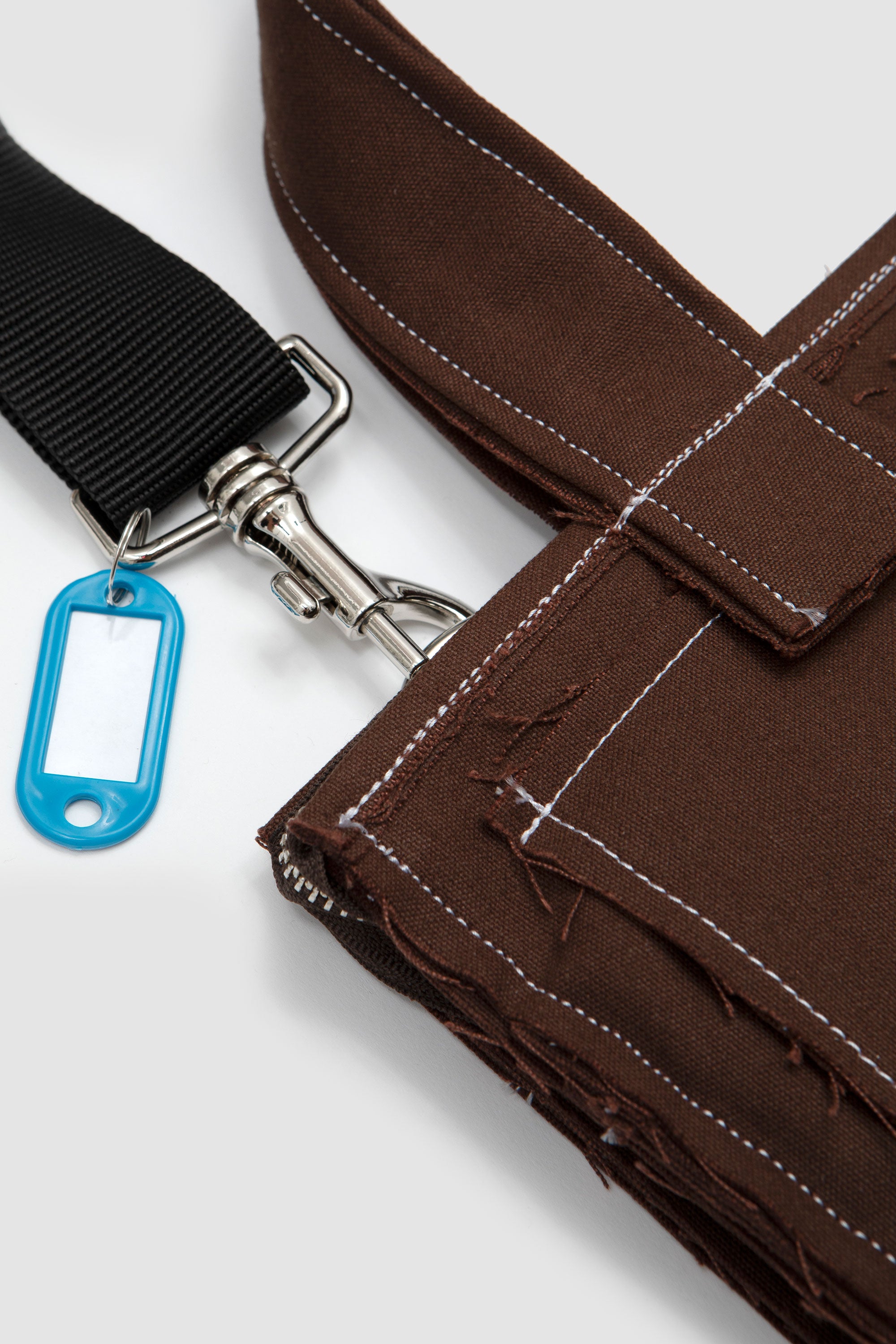 Envelope Shopper Canvas Brown