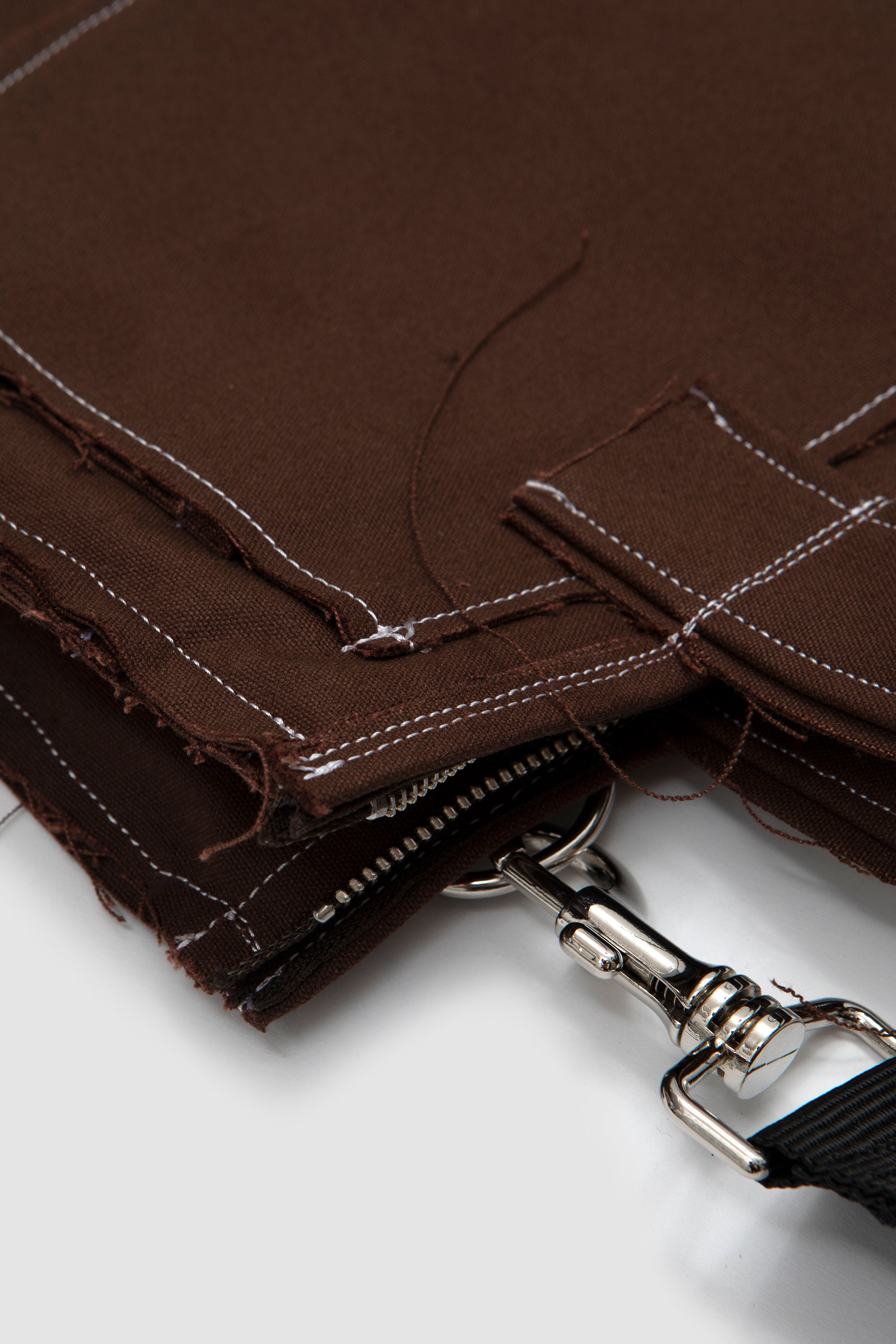 Envelope Shopper Canvas Brown