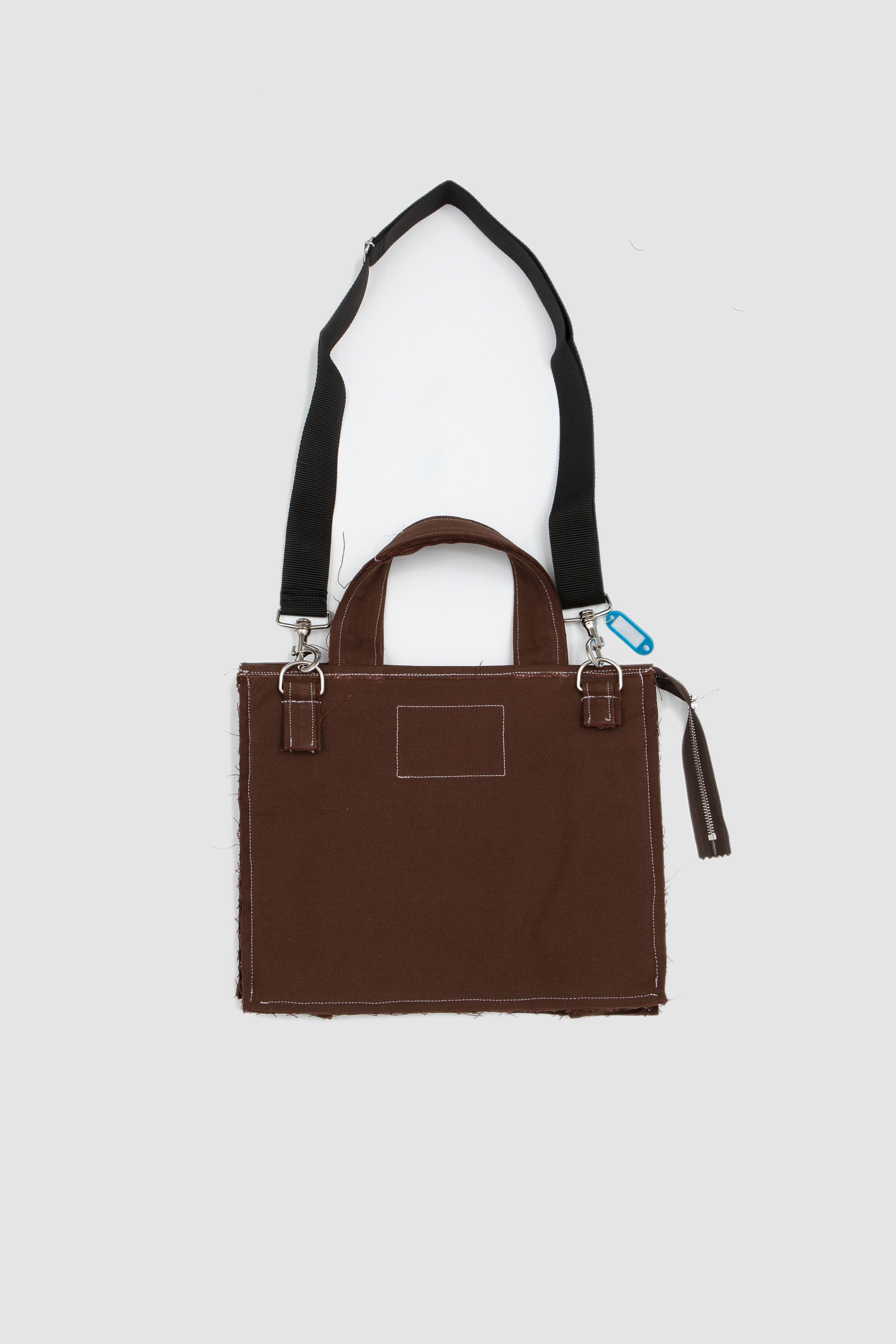 Envelope Shopper Canvas Brown_4