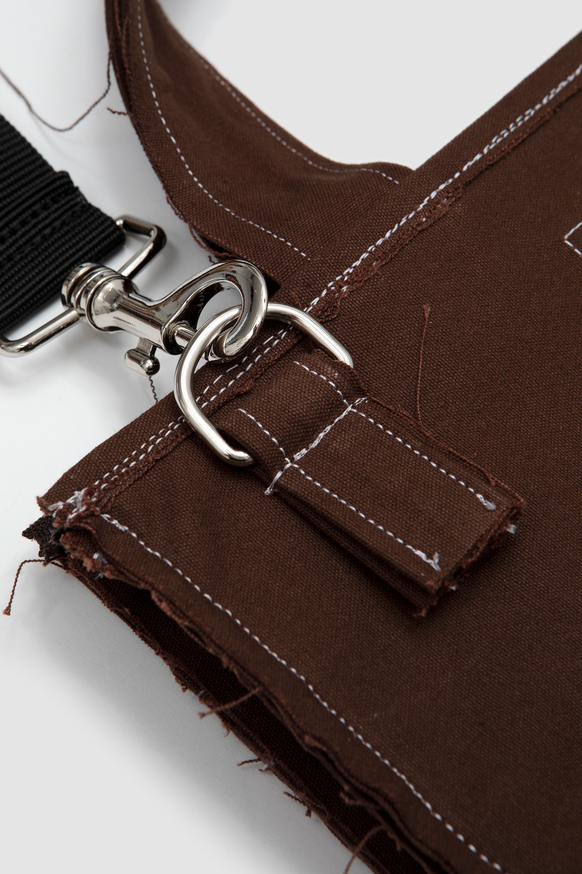 Envelope Shopper Canvas Brown_5