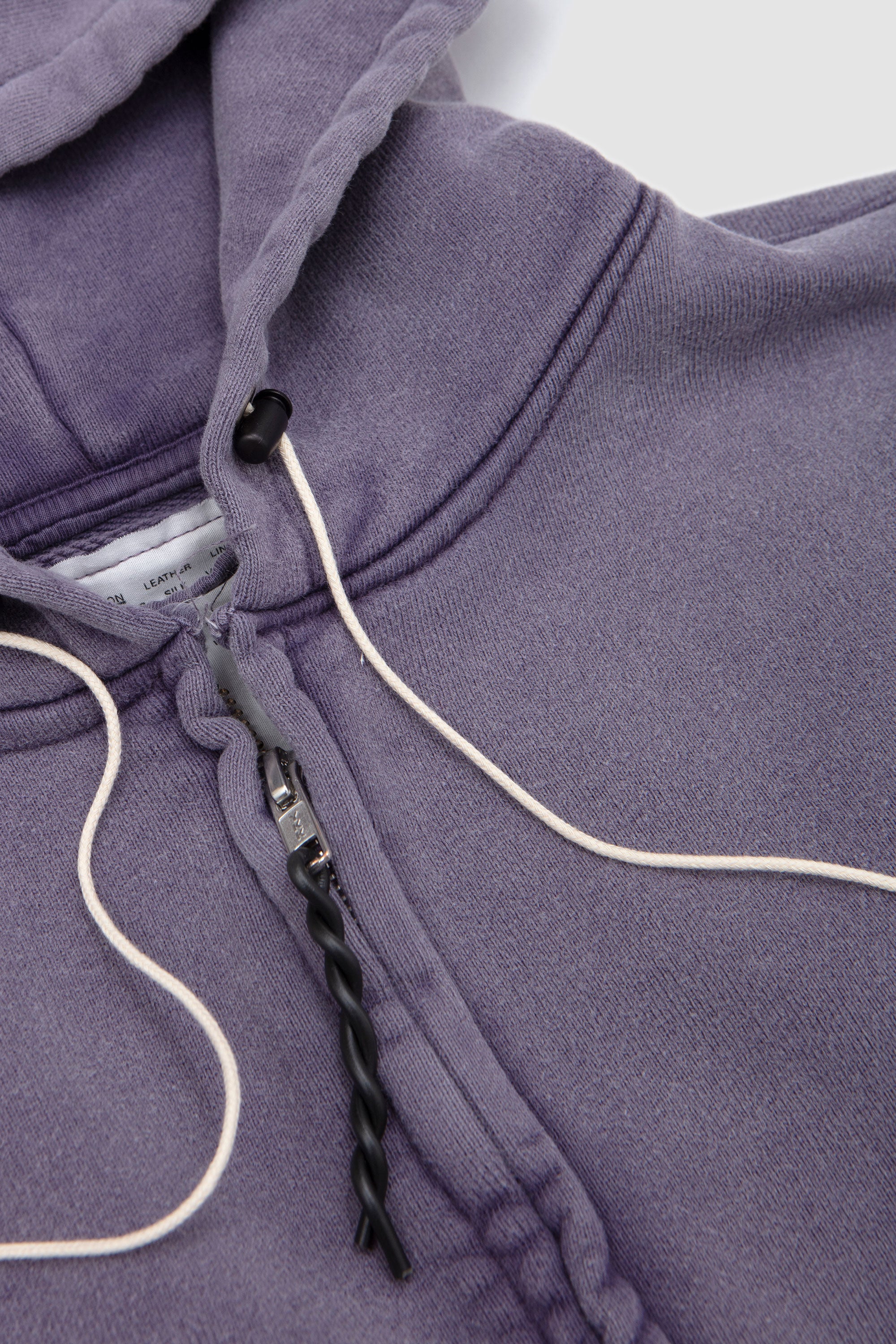 Fitted Zip Hoodie Dark Purple_2