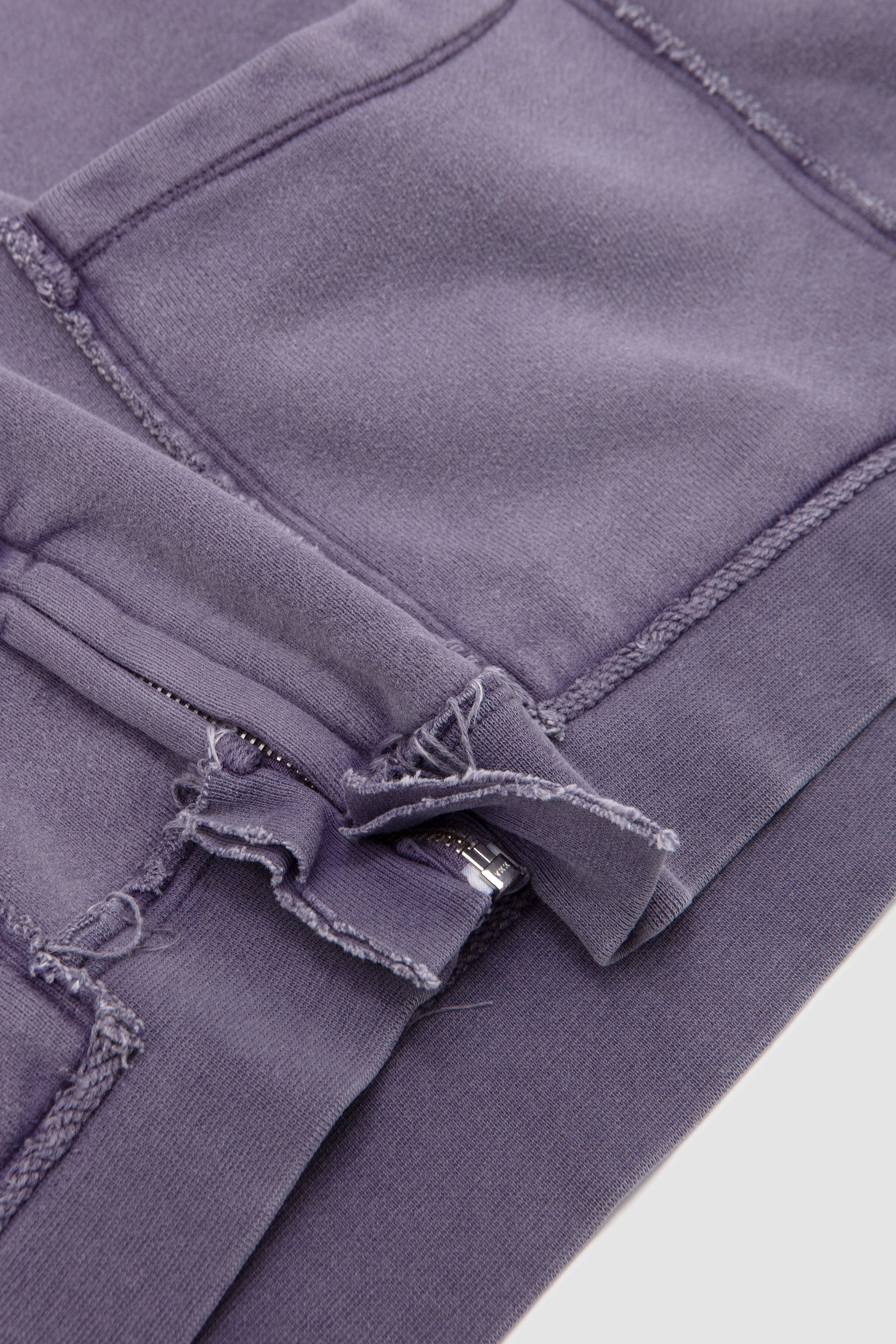 Fitted Zip Hoodie Dark Purple_3