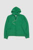 SPORTIVO STORE_Fitted Zip Hoodie Green