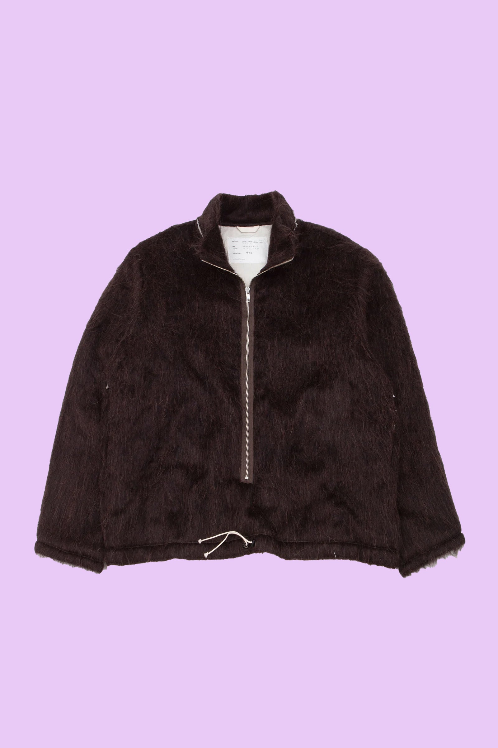 Fleece Anorak Hairy Brown