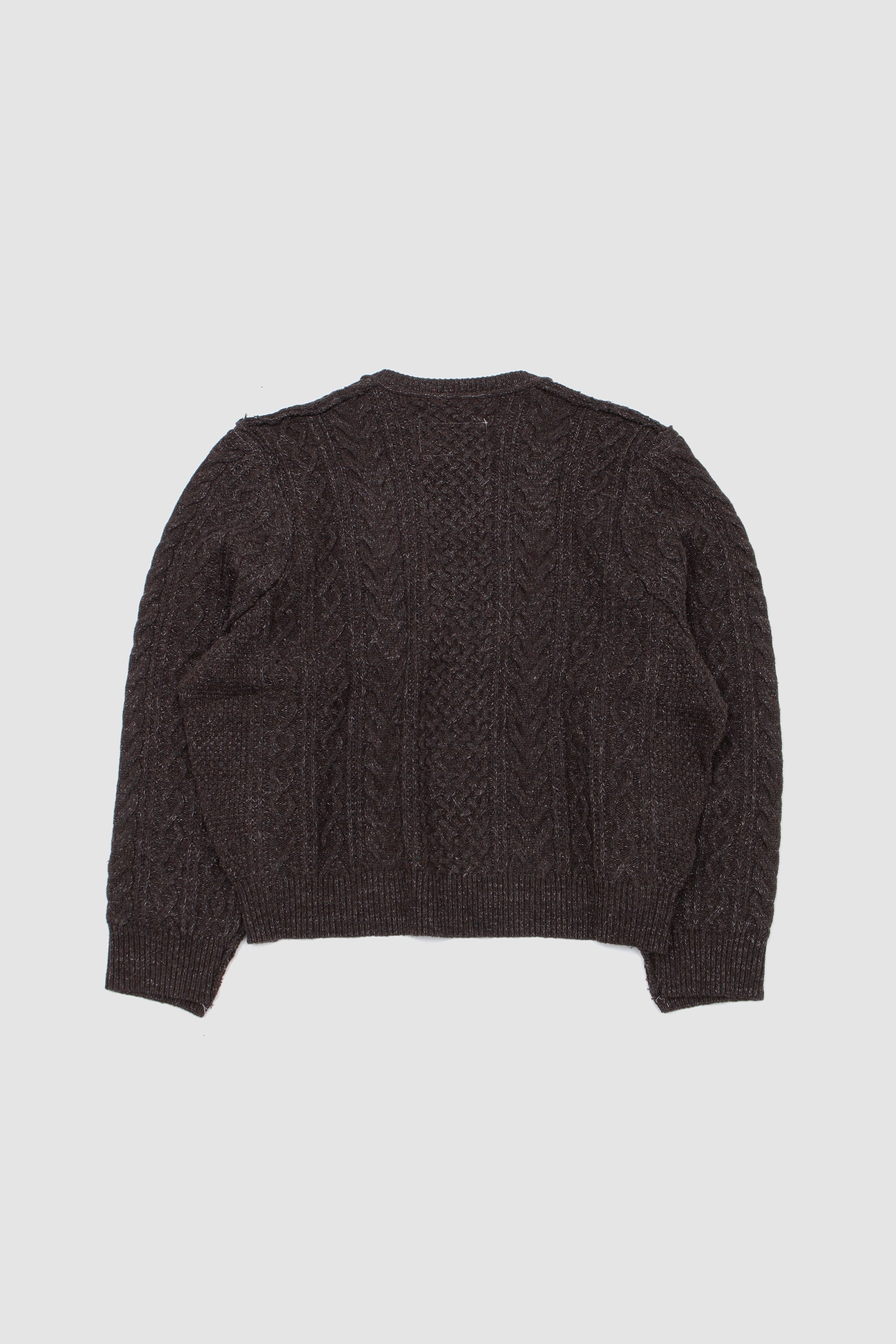 SPORTIVO [Frankenstein cable knit natural brown glitter]