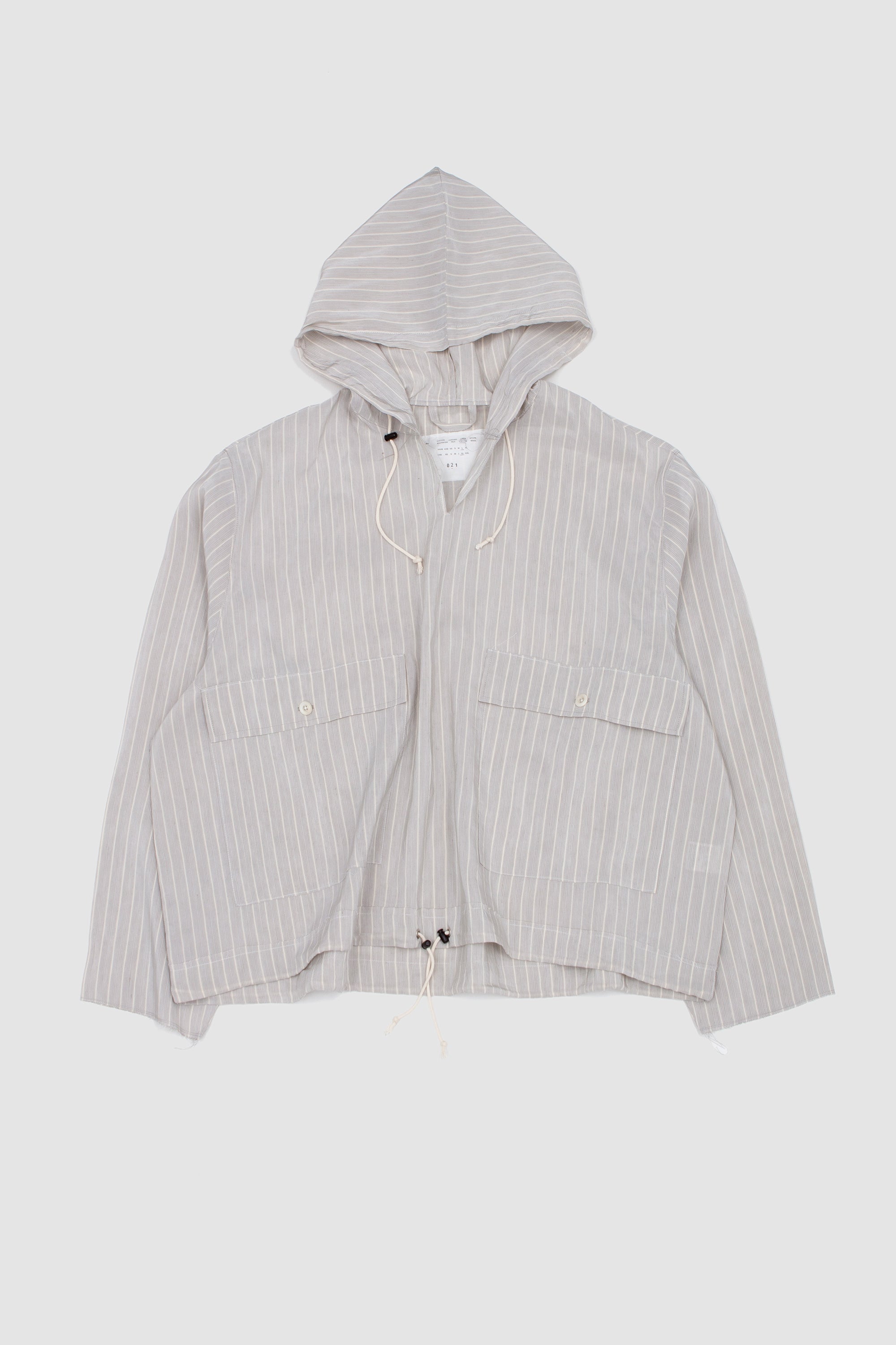 Overhead Jacket Grey/ White Stripe_8