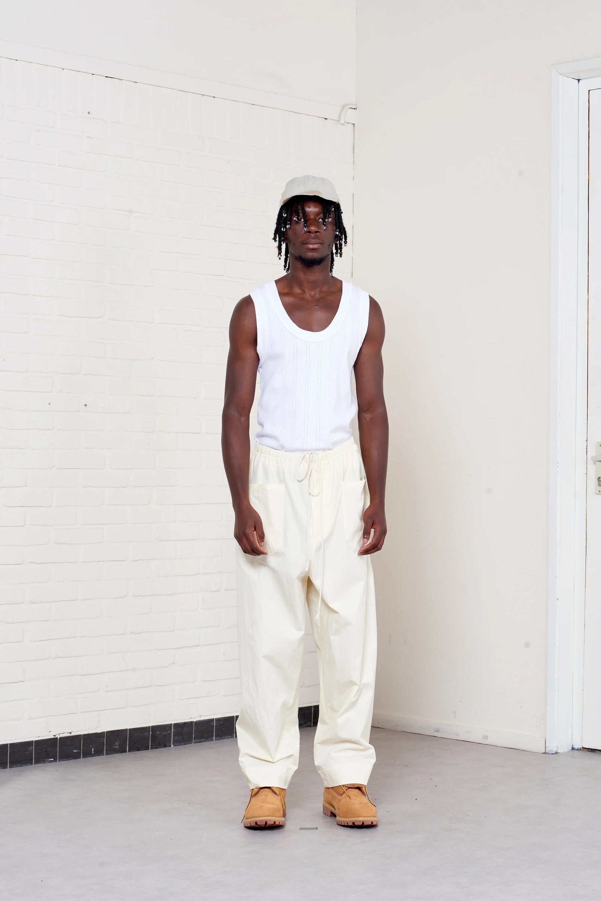 Simple Pants Light Yellow