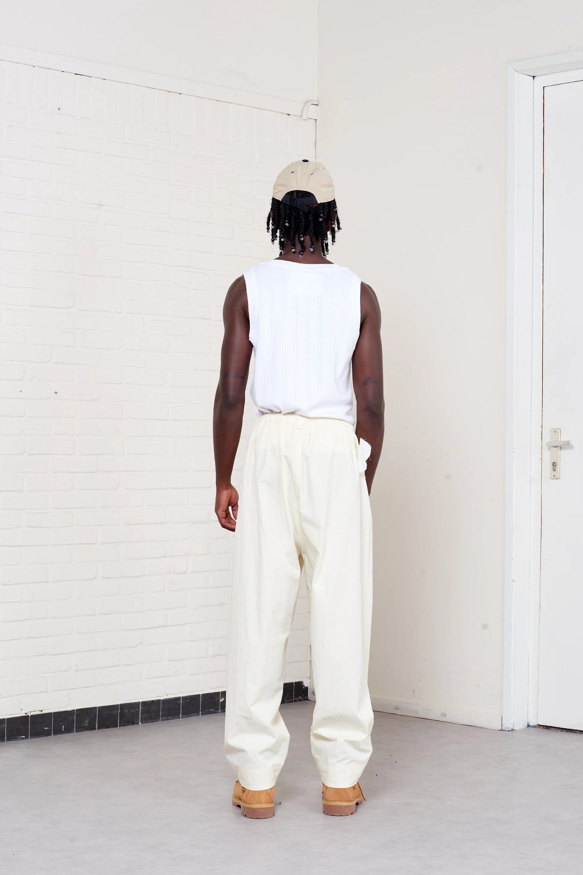 Simple Pants Light Yellow_4