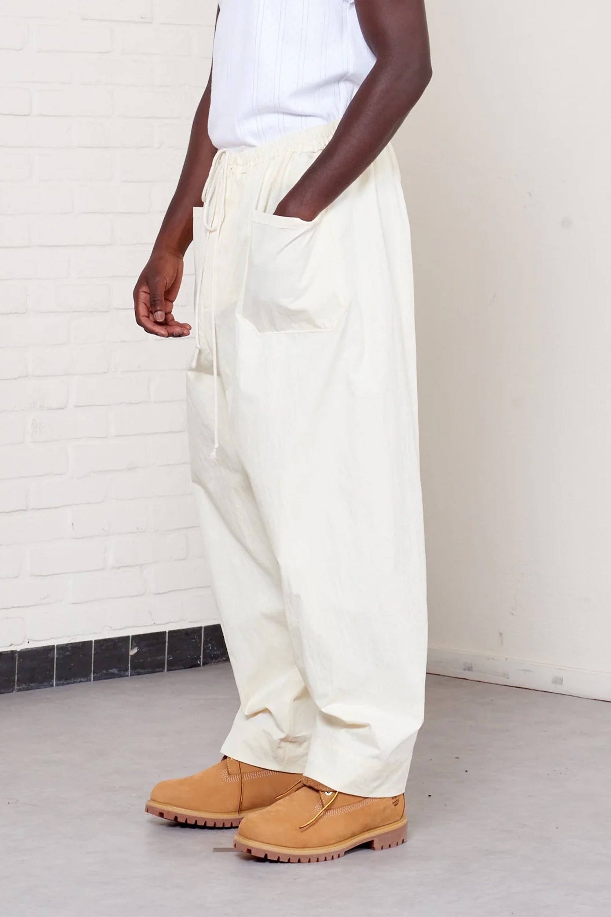 Simple Pants Light Yellow_6