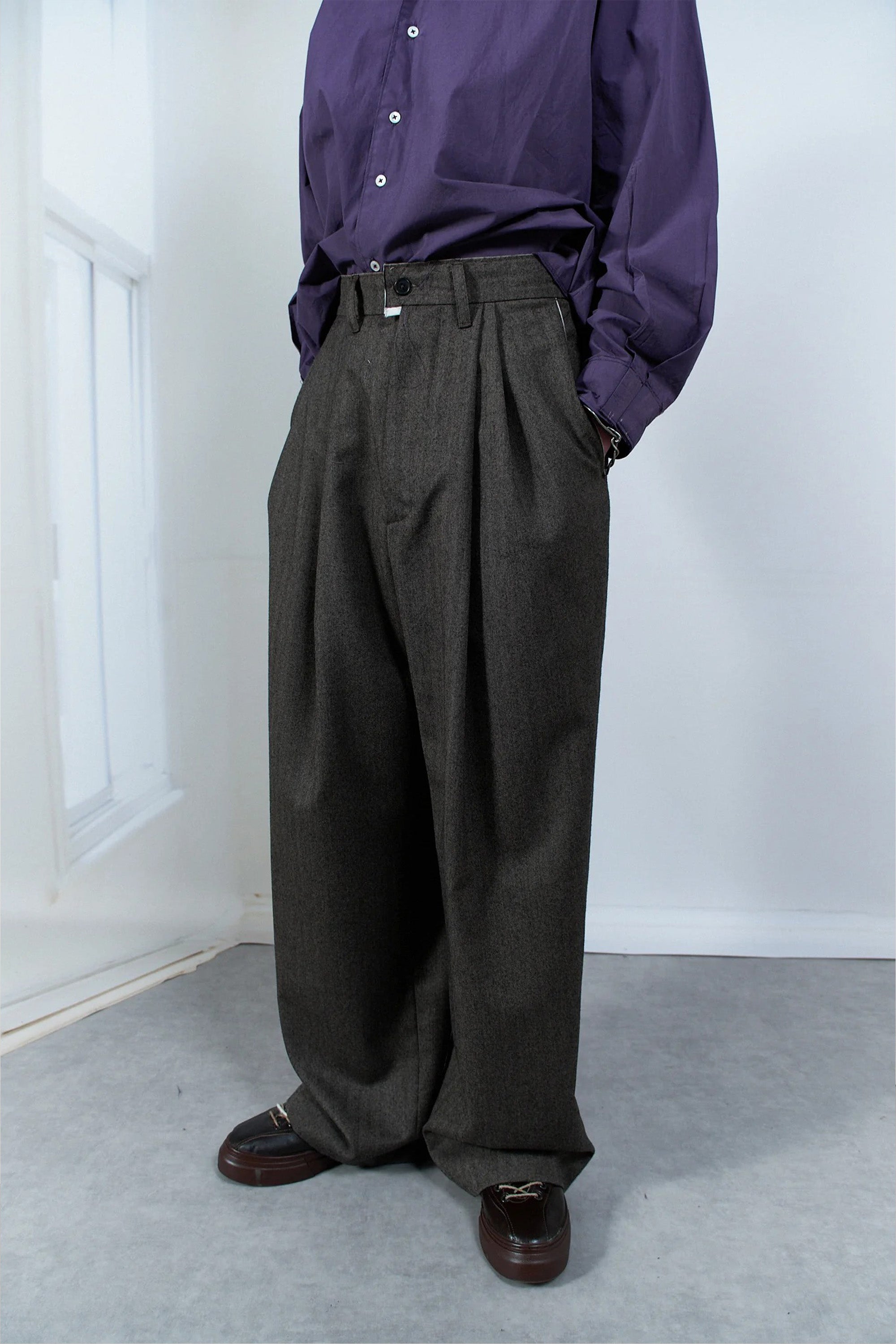 Suit Pant Herringbone