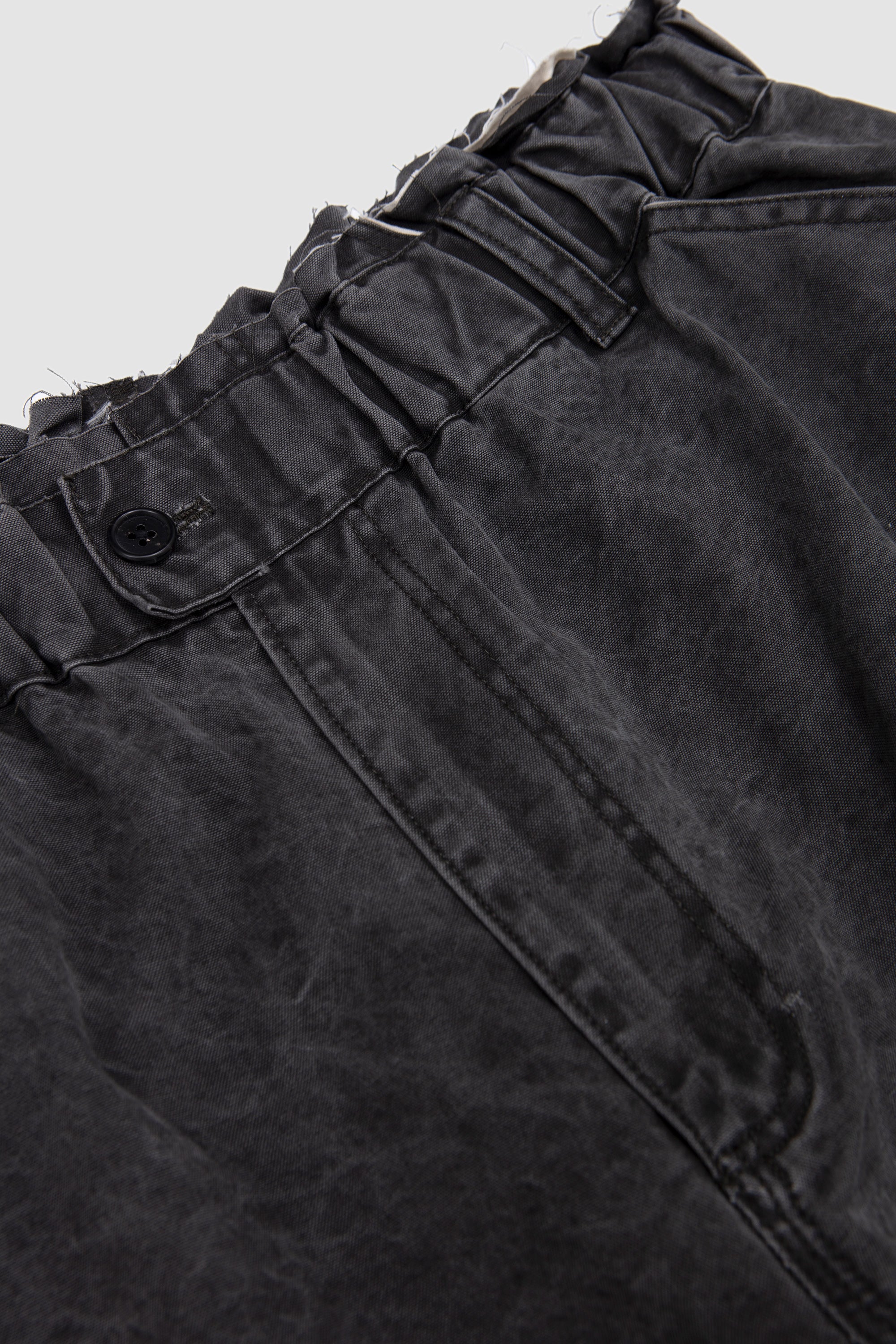 Topless Overalls Black Vintage Wash